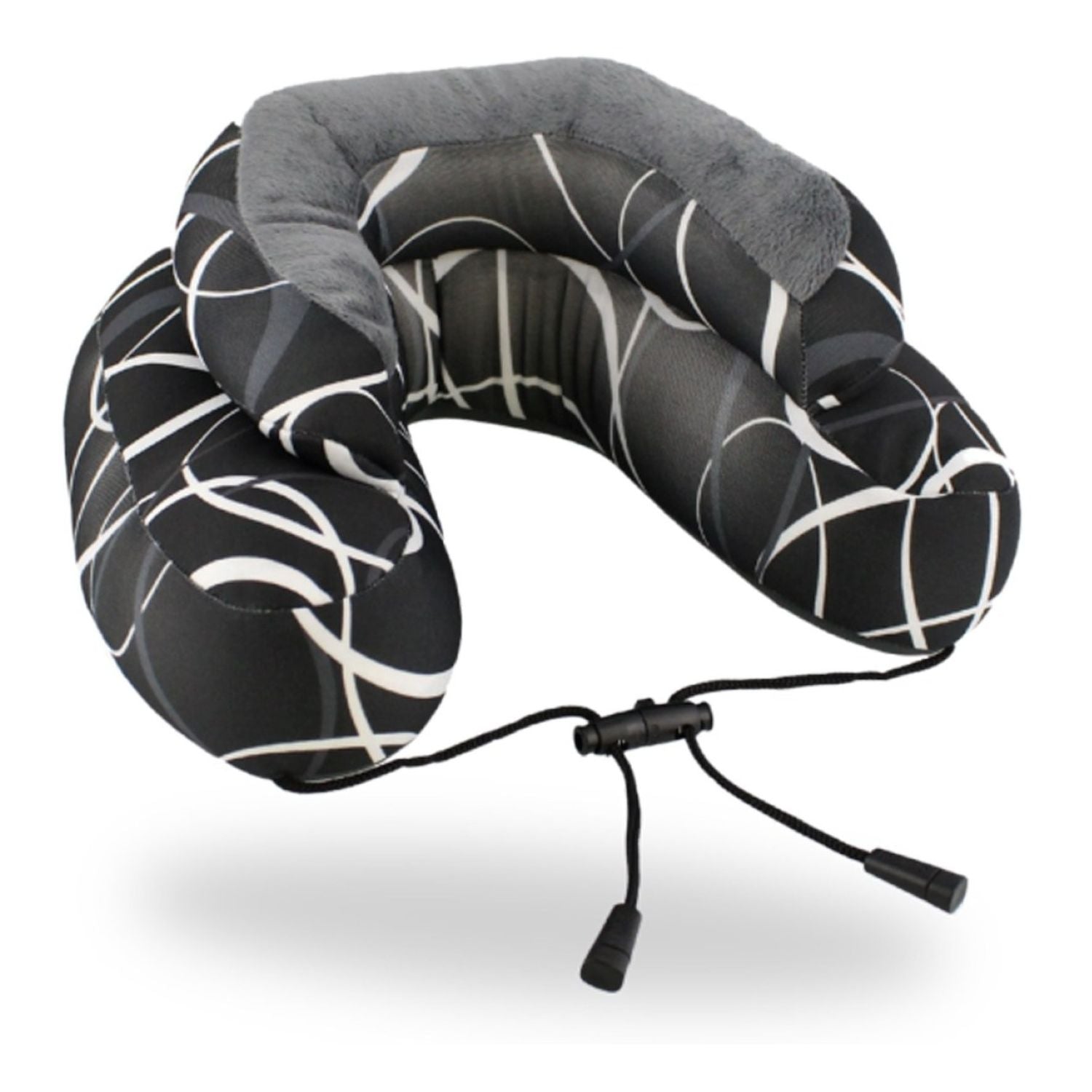 Cabeau Evolution Microbead Travel Neck Pillow - Grey Swerve