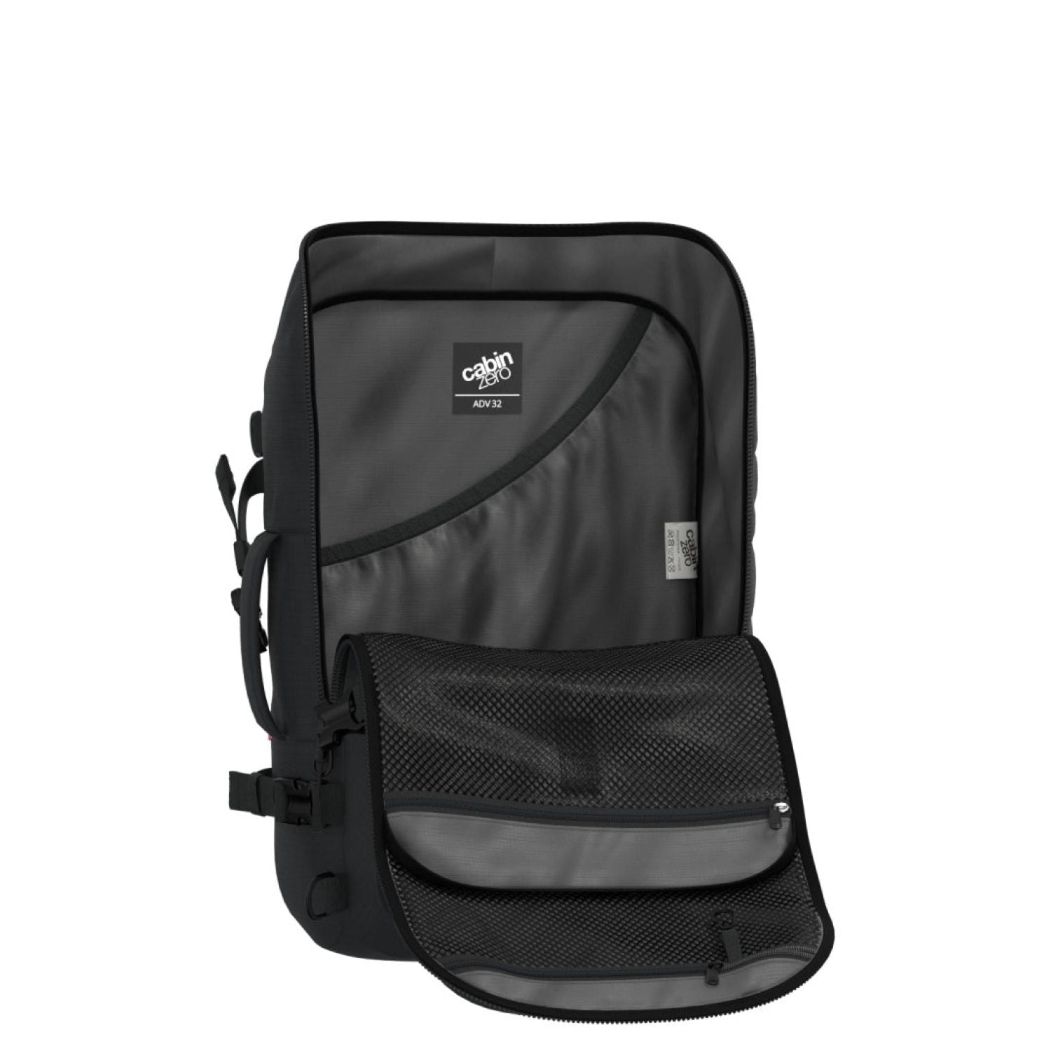 Cabinzero Adventure Cabin Backpack 32L (Absolute Black)