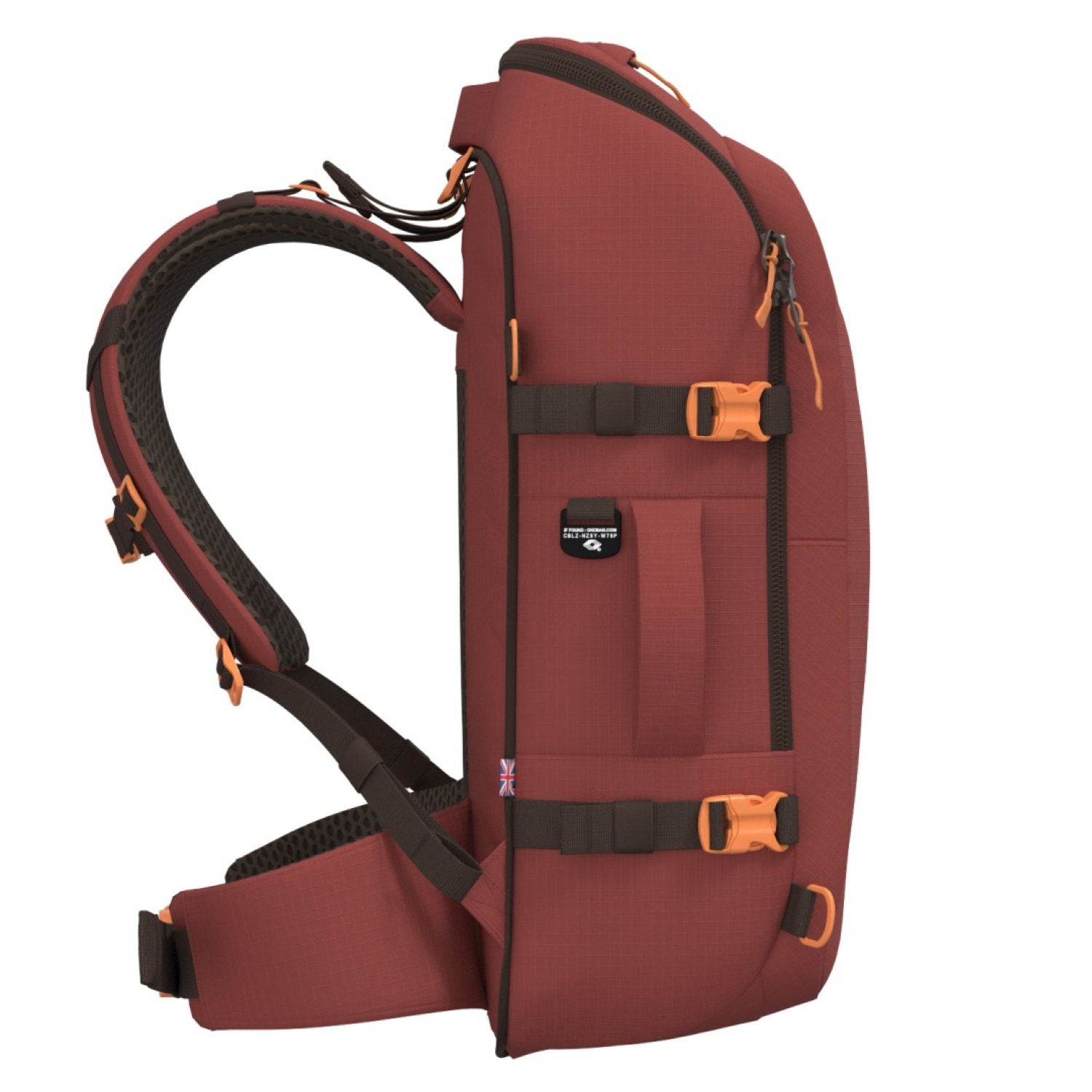 Cabinzero Adventure Cabin Backpack 42L (Sangria Red)