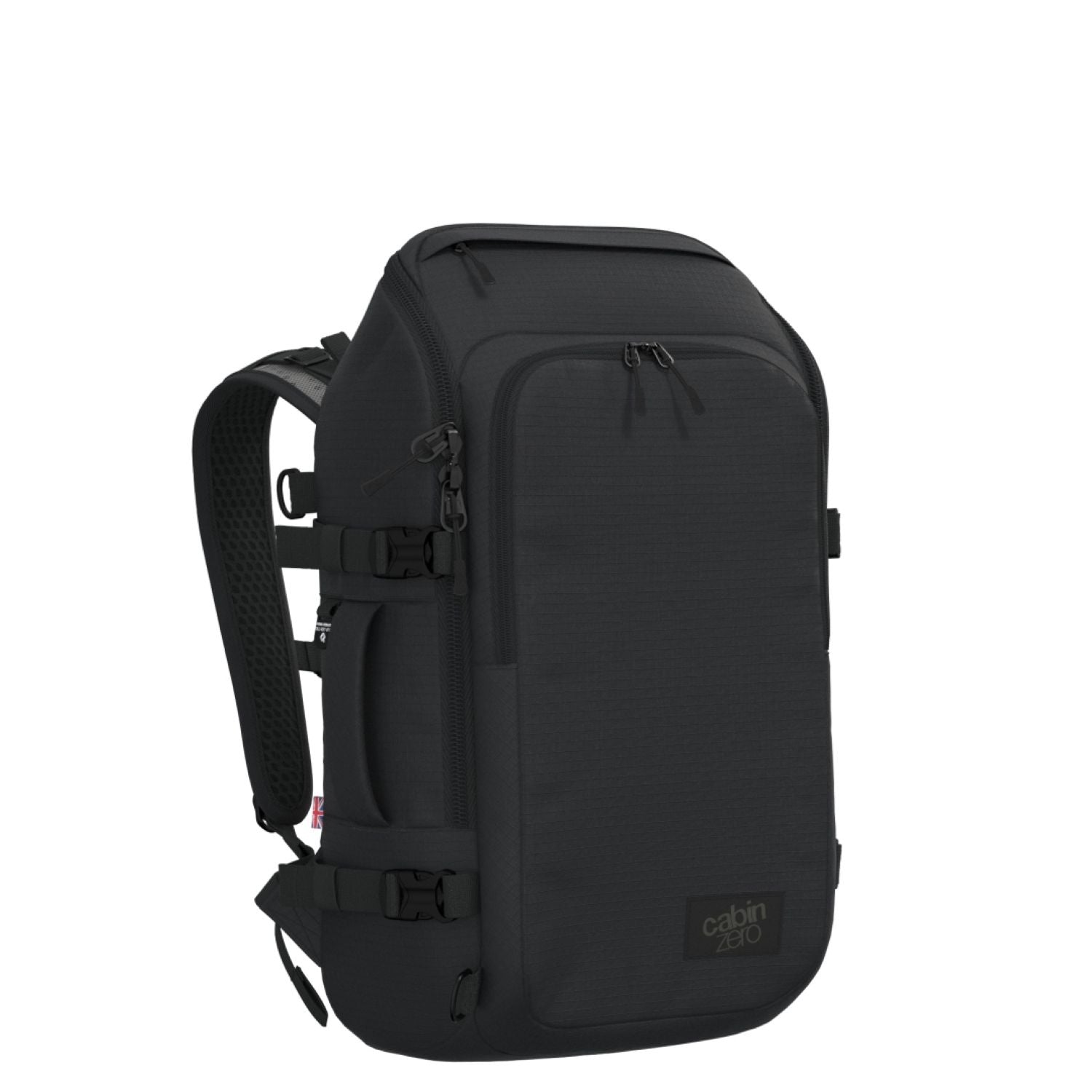 Cabinzero Adventure Pro Cabin Backpack 32L (Absolute Black)