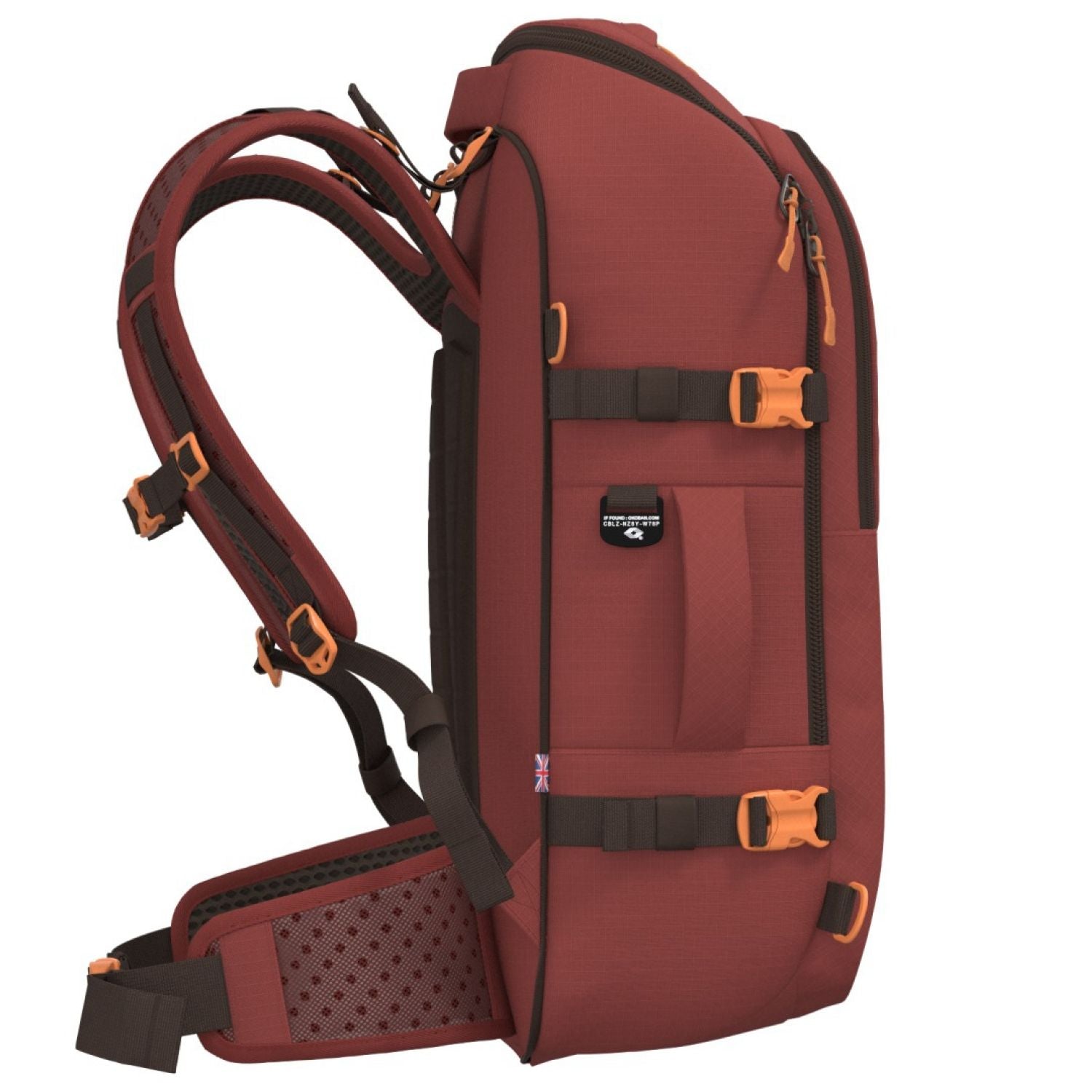 Cabinzero Adventure Pro Cabin Backpack 42L (Sangria Red)