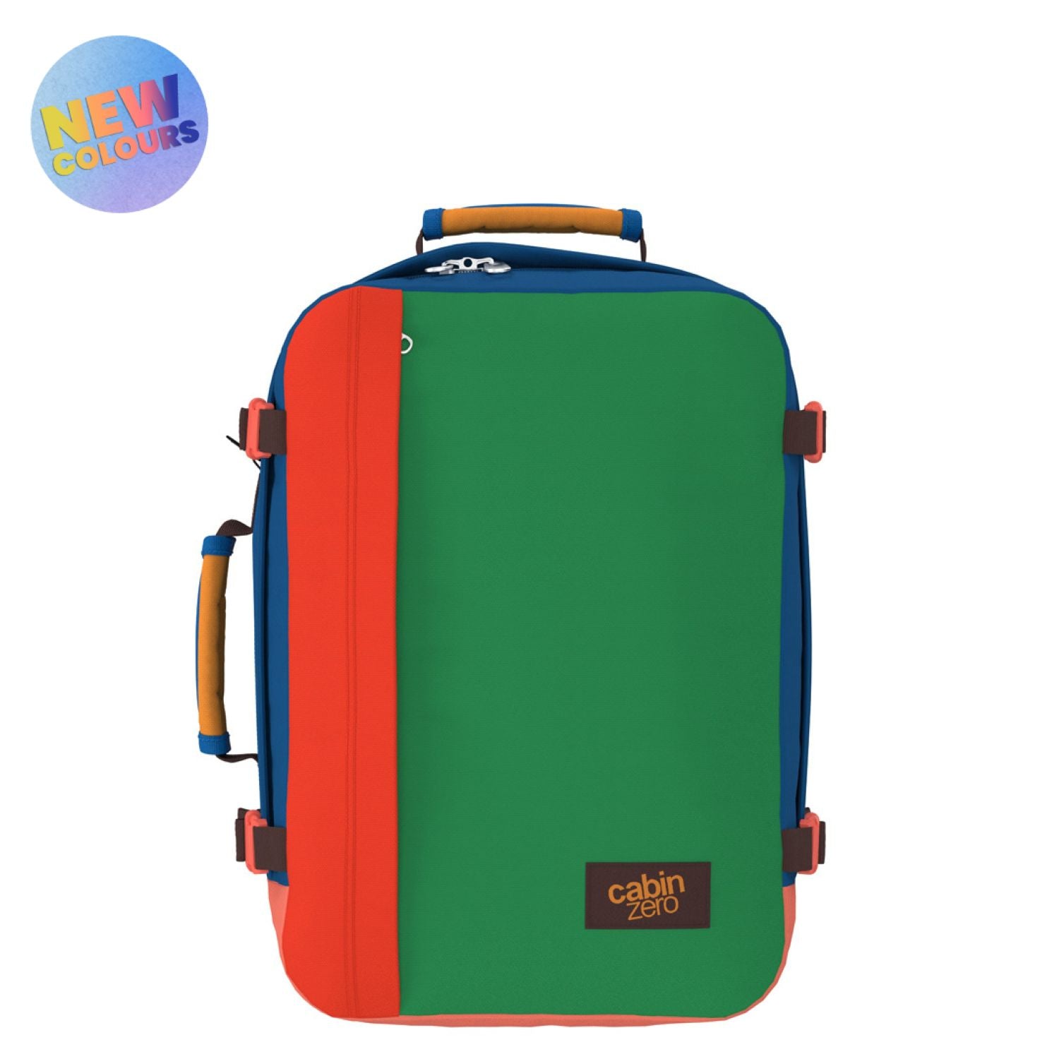 Cabinzero Classic Ultra Light Cabin Bag With Luggage Trackers 36L (Tropical Blocks)