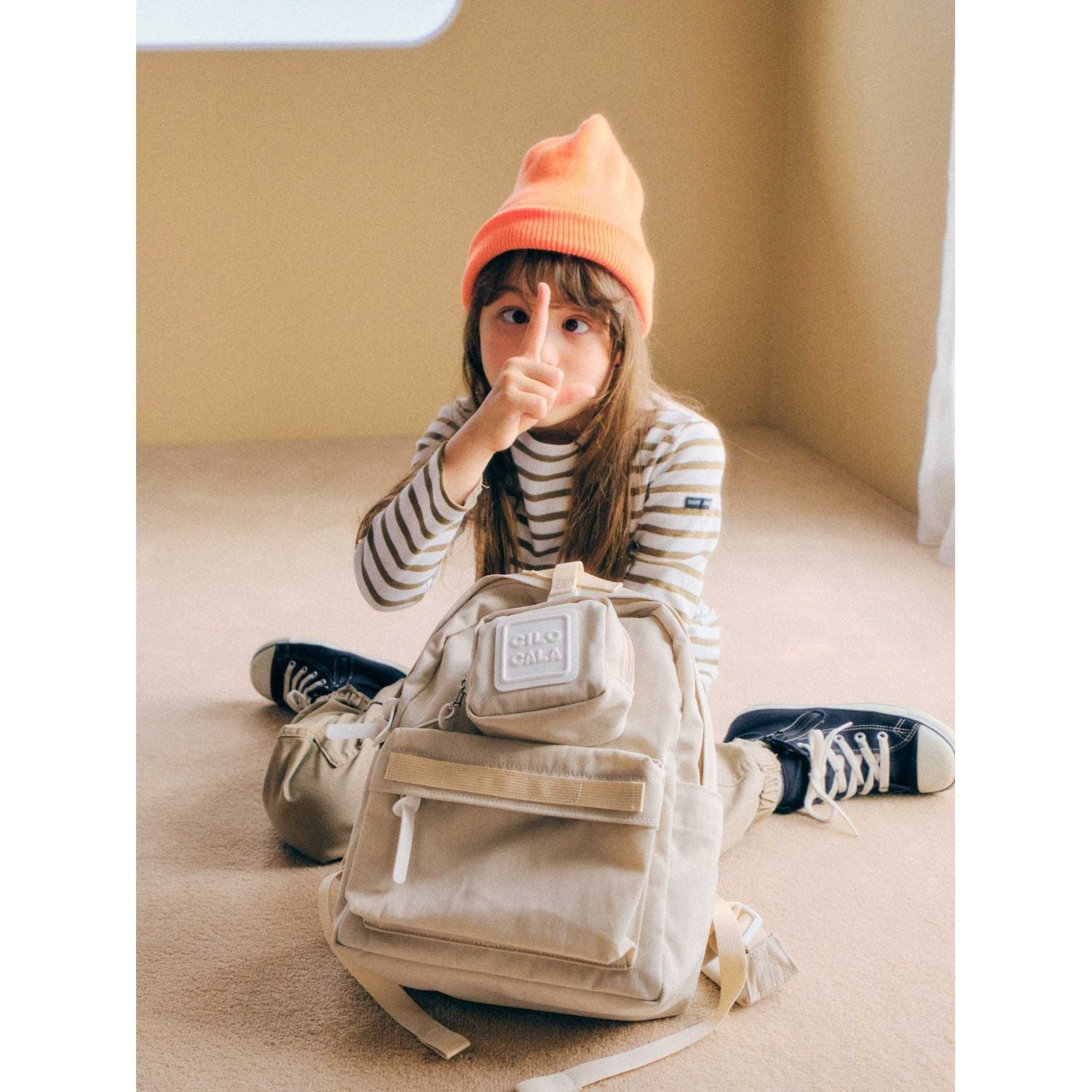 Cilocala Regular Backpack Small (Stone)