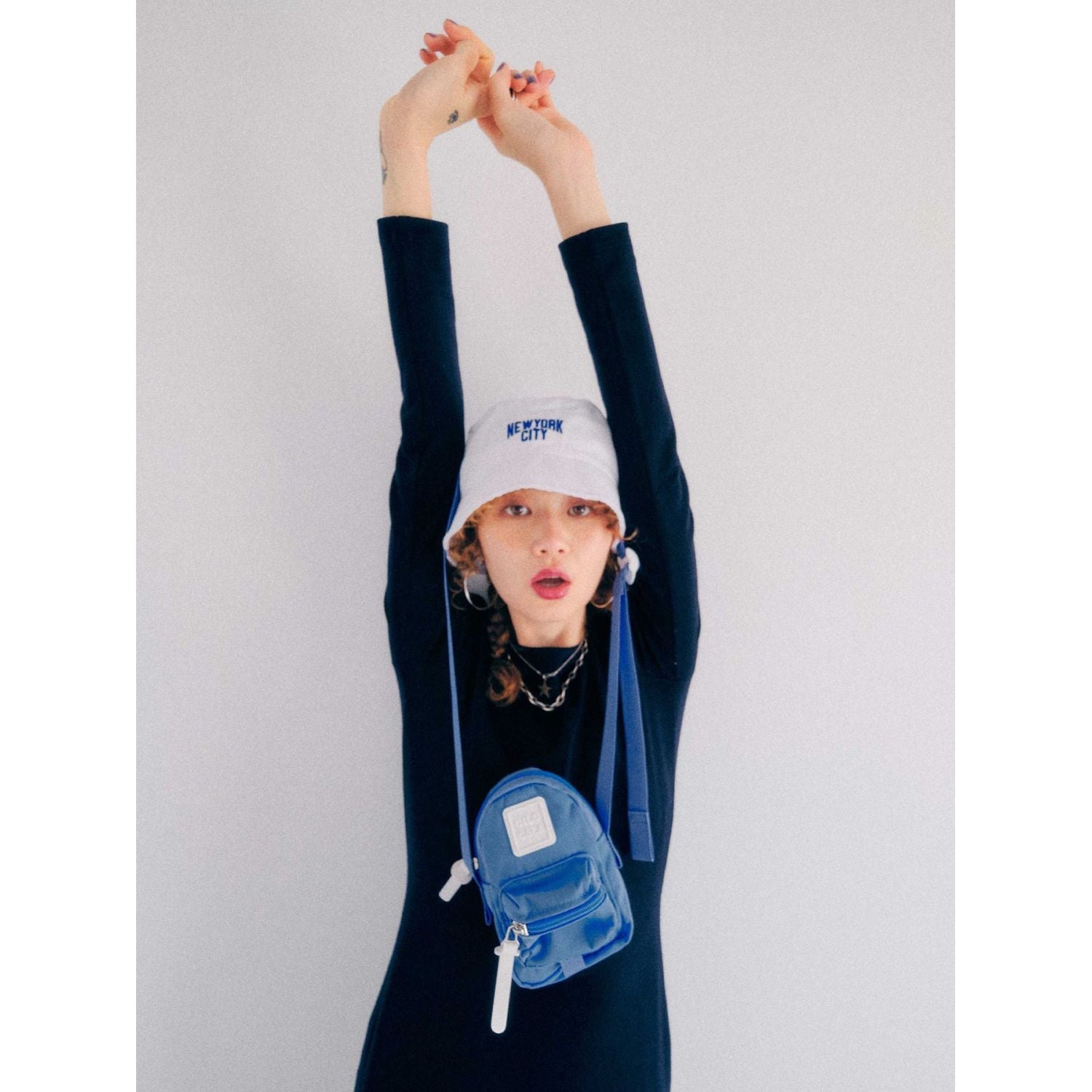 Cilocala Regular Packman Shoulder Bag (Sky)