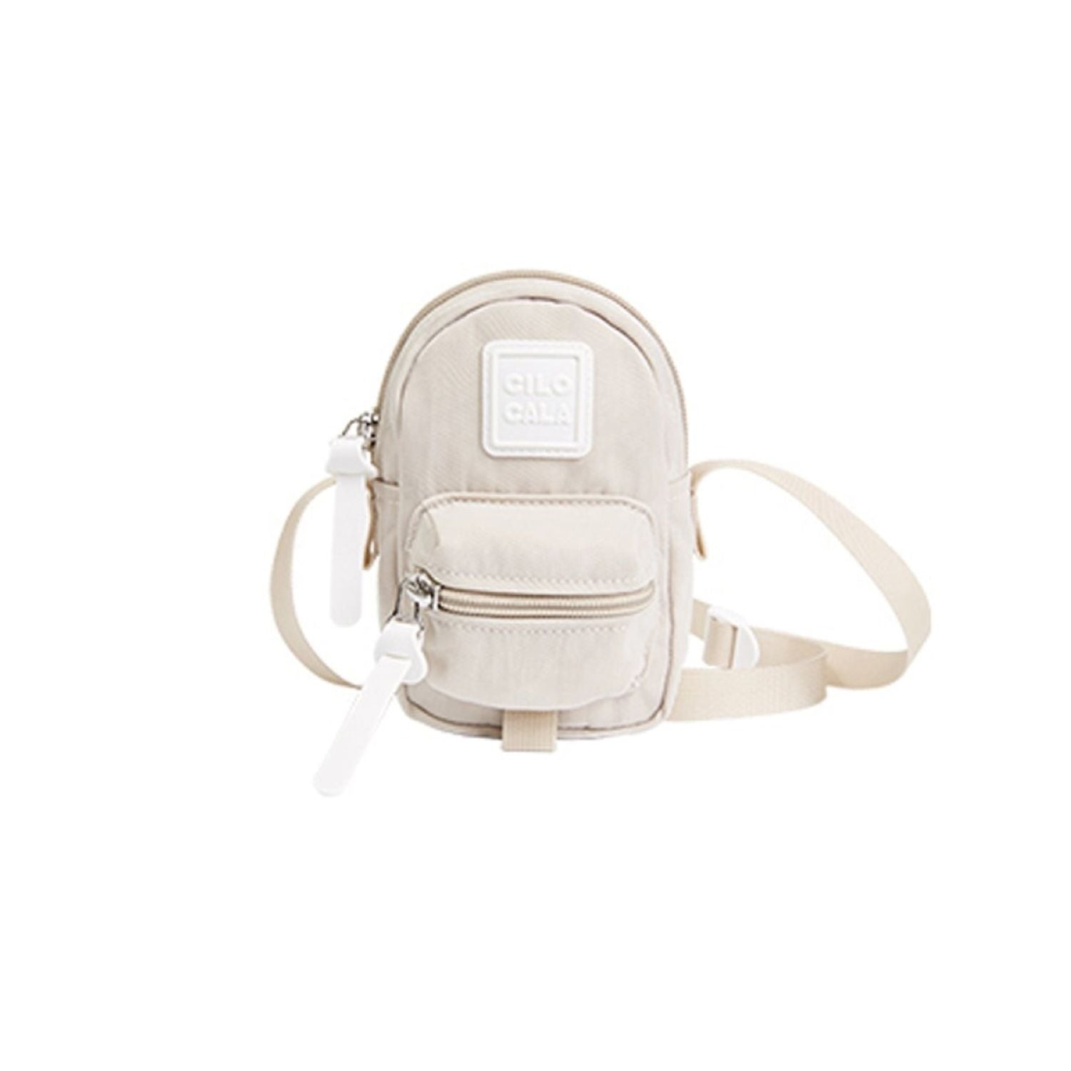 Cilocala Regular Packman Shoulder Bag (Stone)
