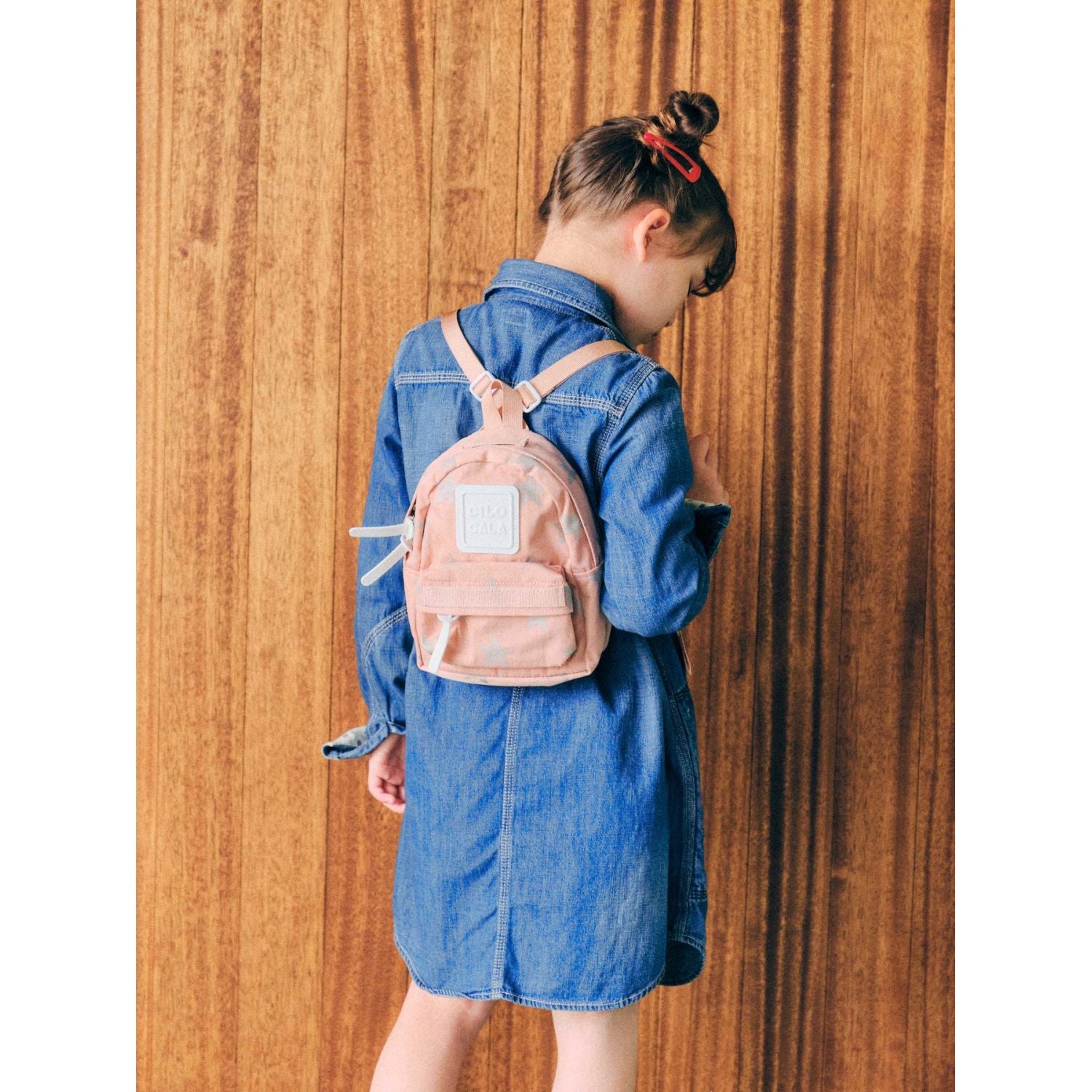 Cilocala Star Print Backpack X-Small (Guava)