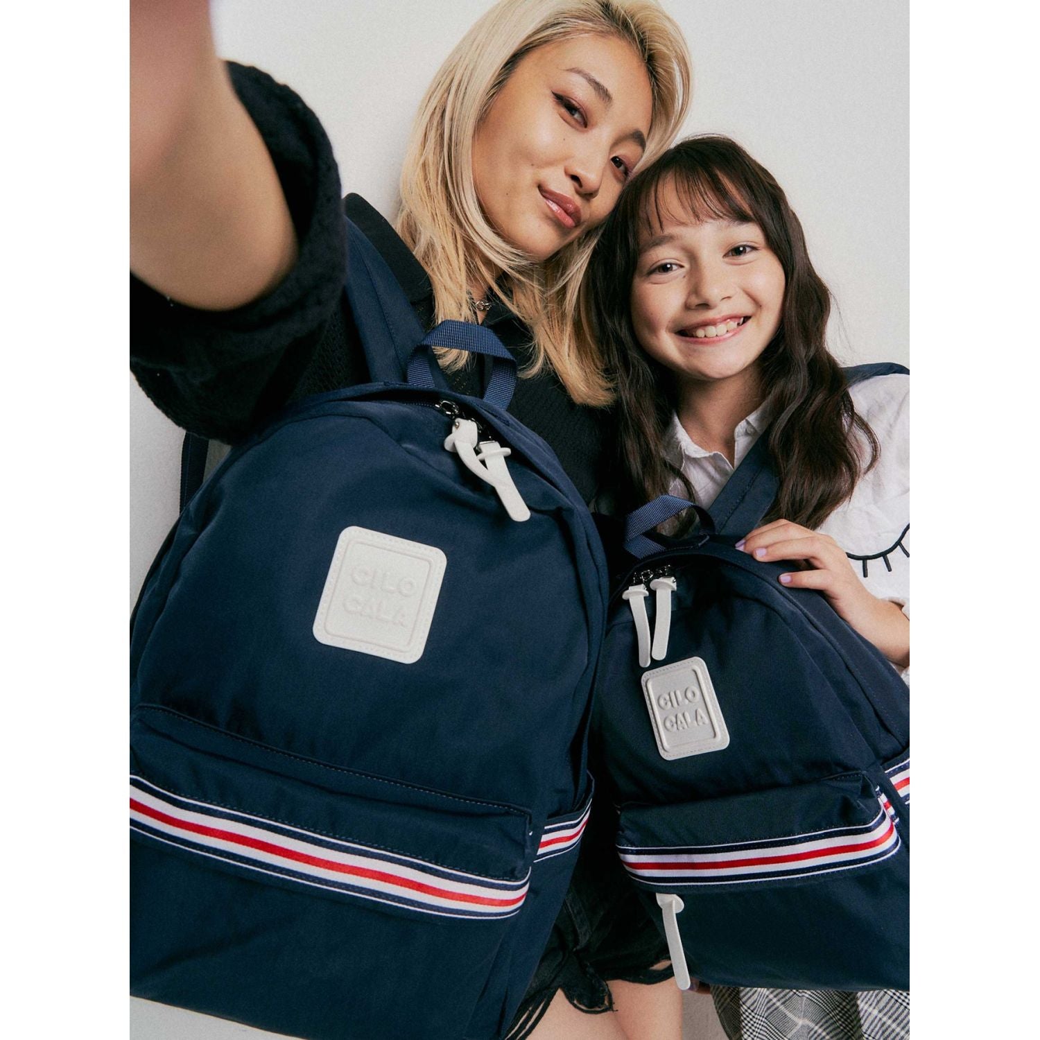 Cilocala Stripes Backpack Middle (Sailor)