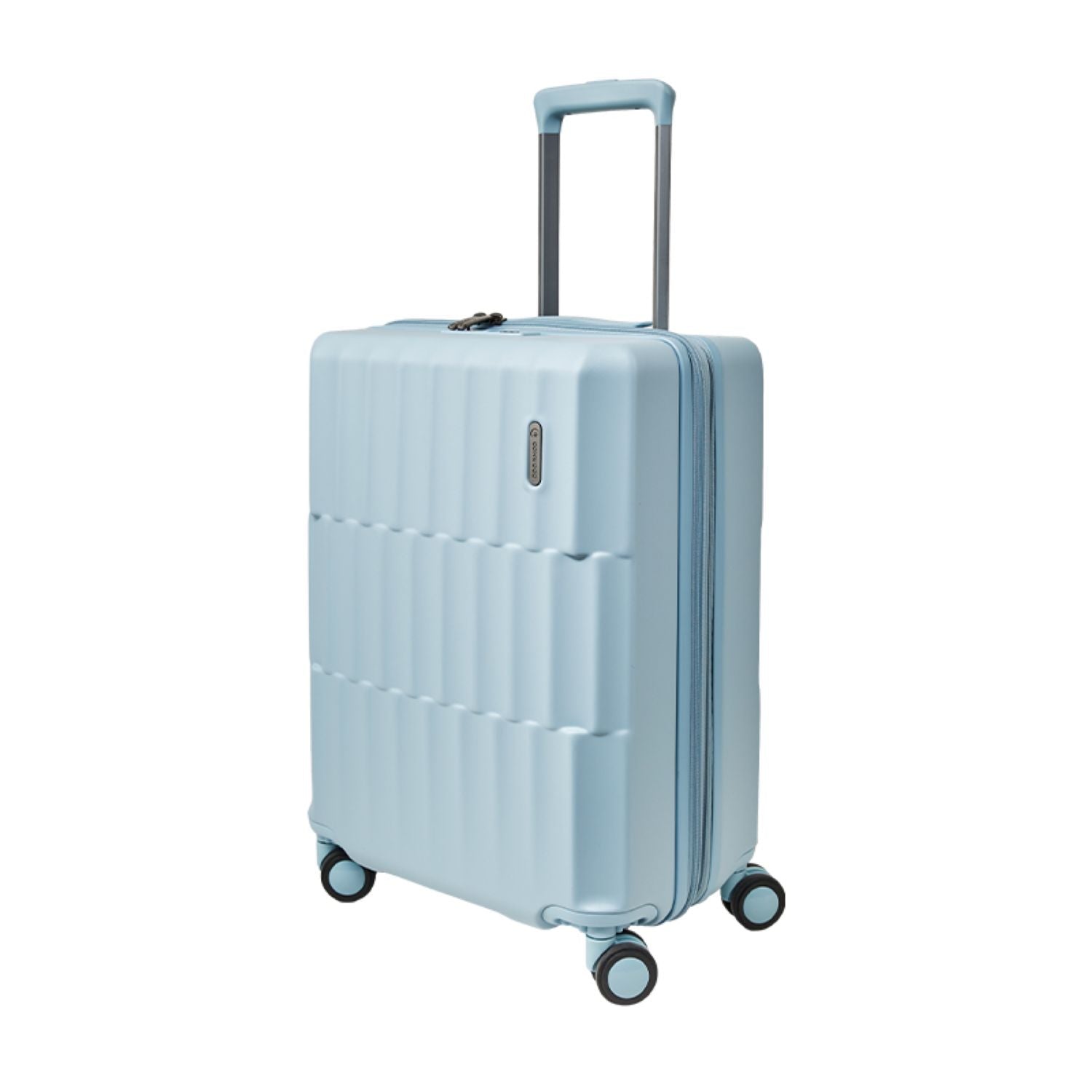 Conwood Spacelite Polycarbonate Expandable 20" Carry On Luggage - Light Blue