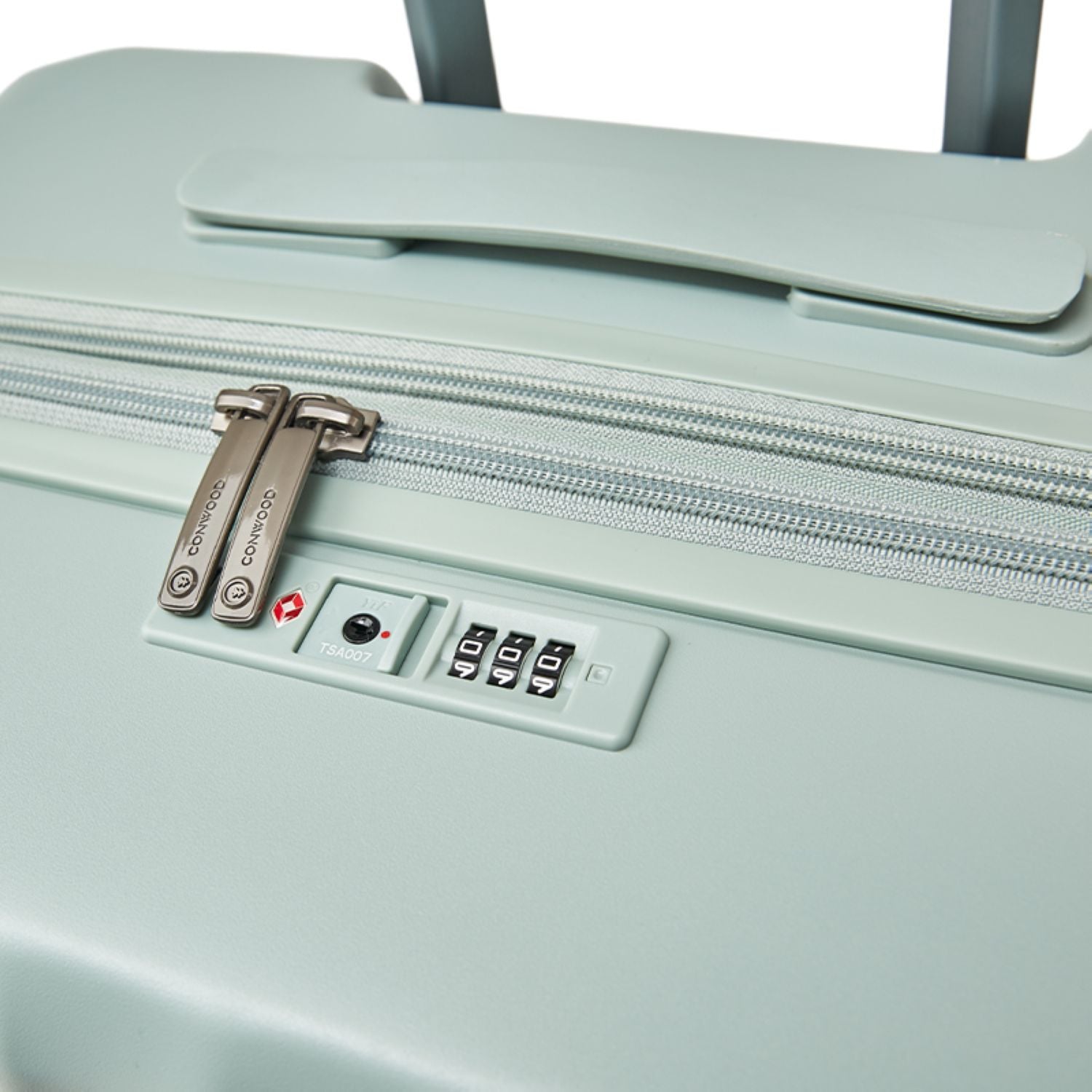 Conwood Spacelite Polycarbonate Expandable 20" Carry On Luggage - Sage Green