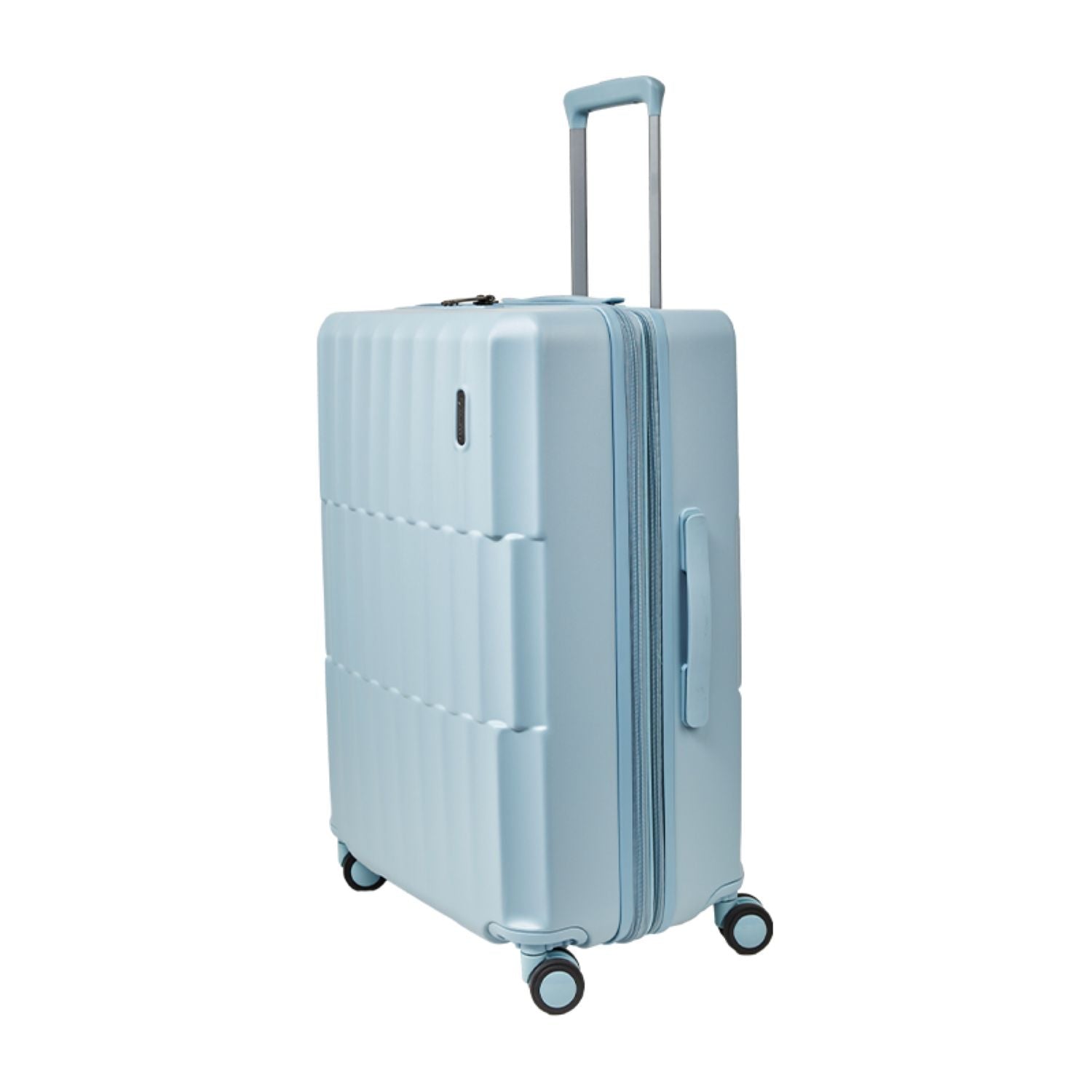 Conwood Spacelite Polycarbonate Expandable 28" Large Luggage - Light Blue