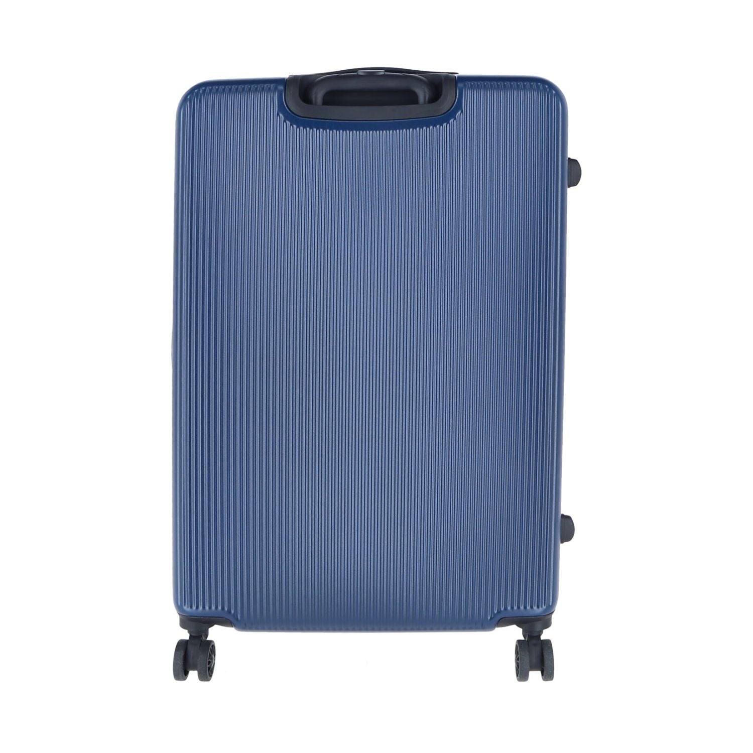 Crossing Wanderer Polycarbonate Expandable 24" Medium Luggage Spinner - Blue