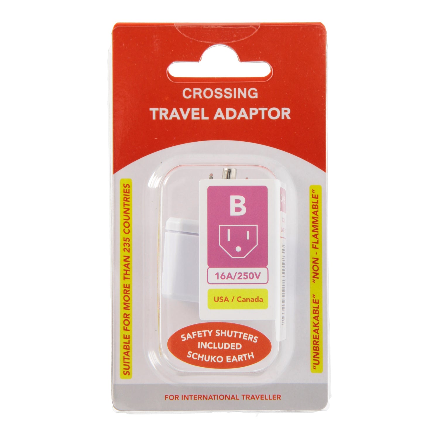 Crossing Travel Adaptor Plug - B (USA / Canada)