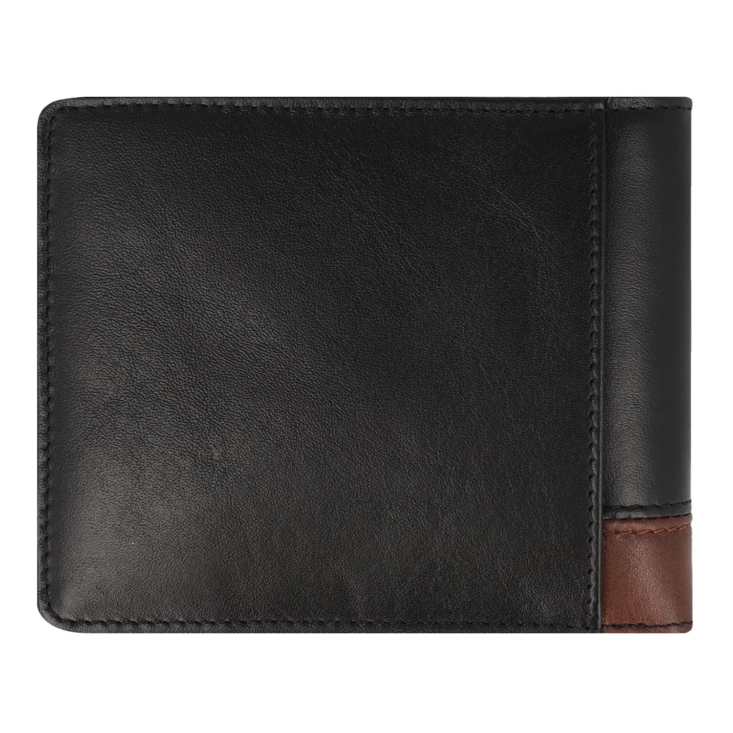 Crossing Antique Bi-fold Leather Wallet With Flap And Coin Pouch - Timber - Black