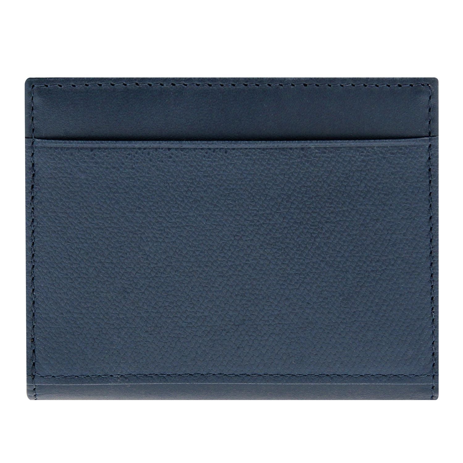 Crossing Elite Leather Card Case With Button Closure RFID - Jeans