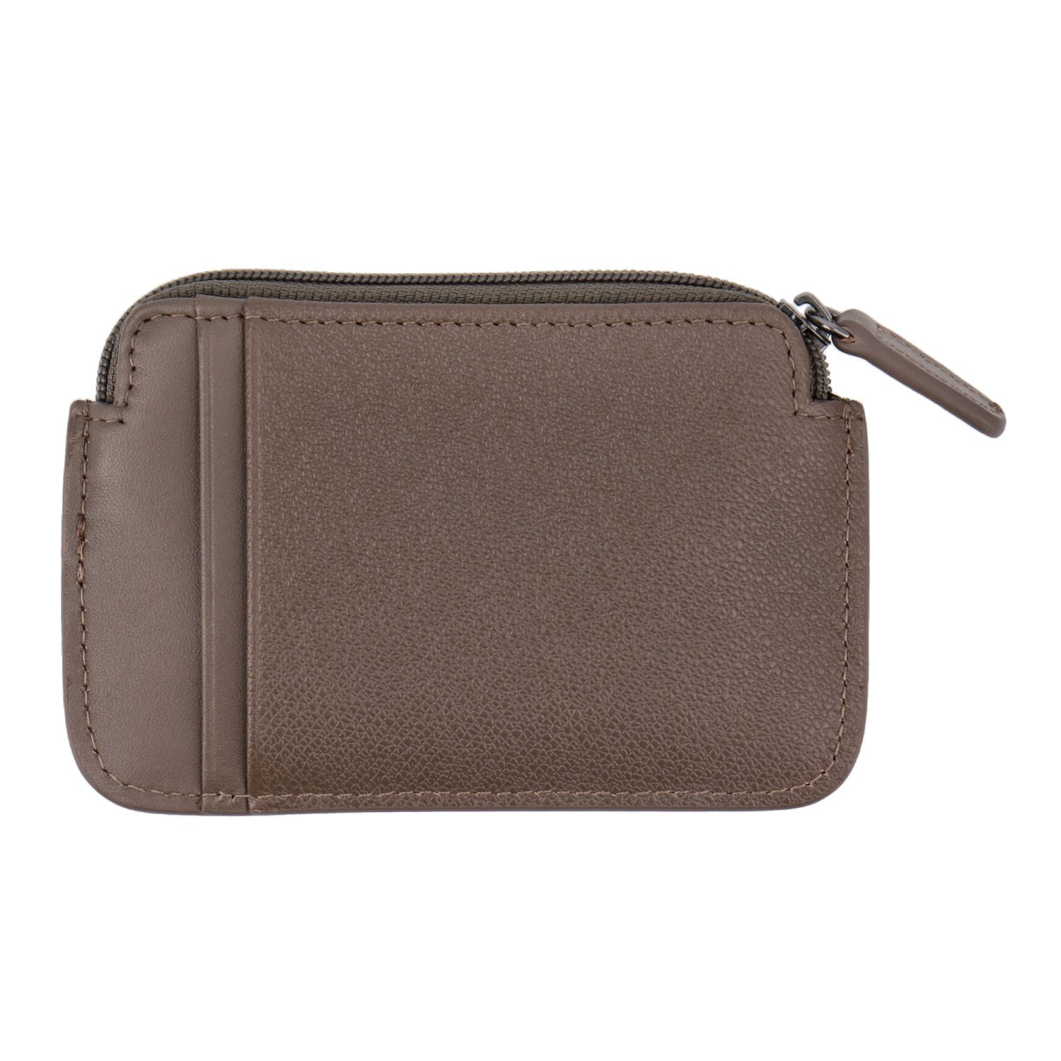 Crossing Elite Leather Key Coin Pouch With Card Slots RFID - Dark Khaki