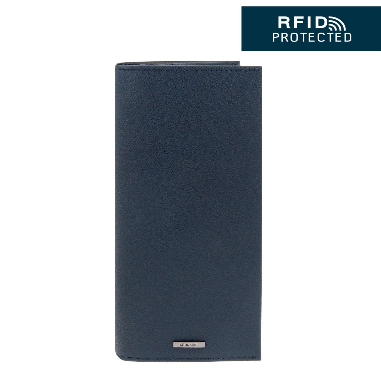 Crossing Elite Long Leather Wallet RFID - Jeans