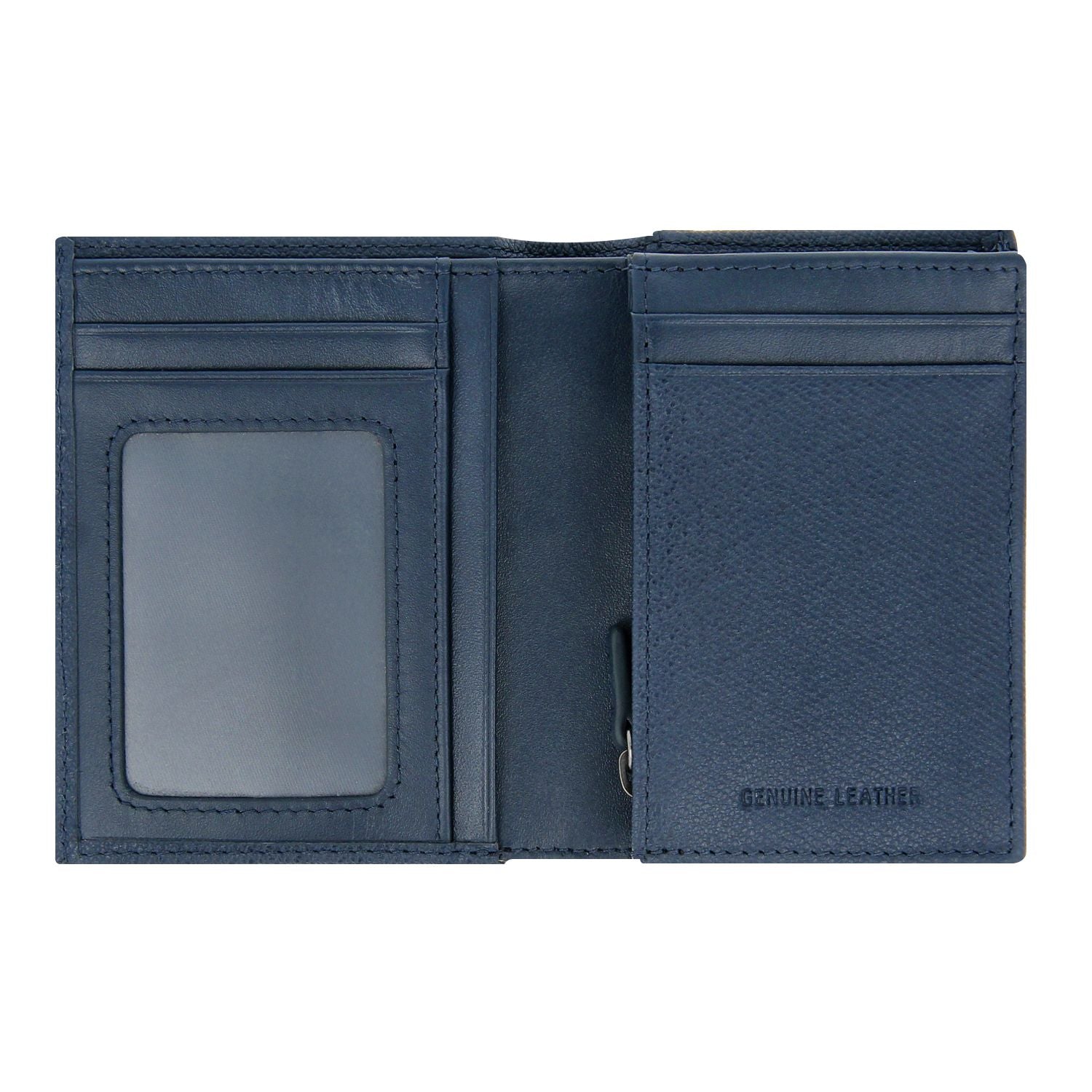 Crossing Elite Short Leather Wallet With Coin Pouch RFID - Jeans