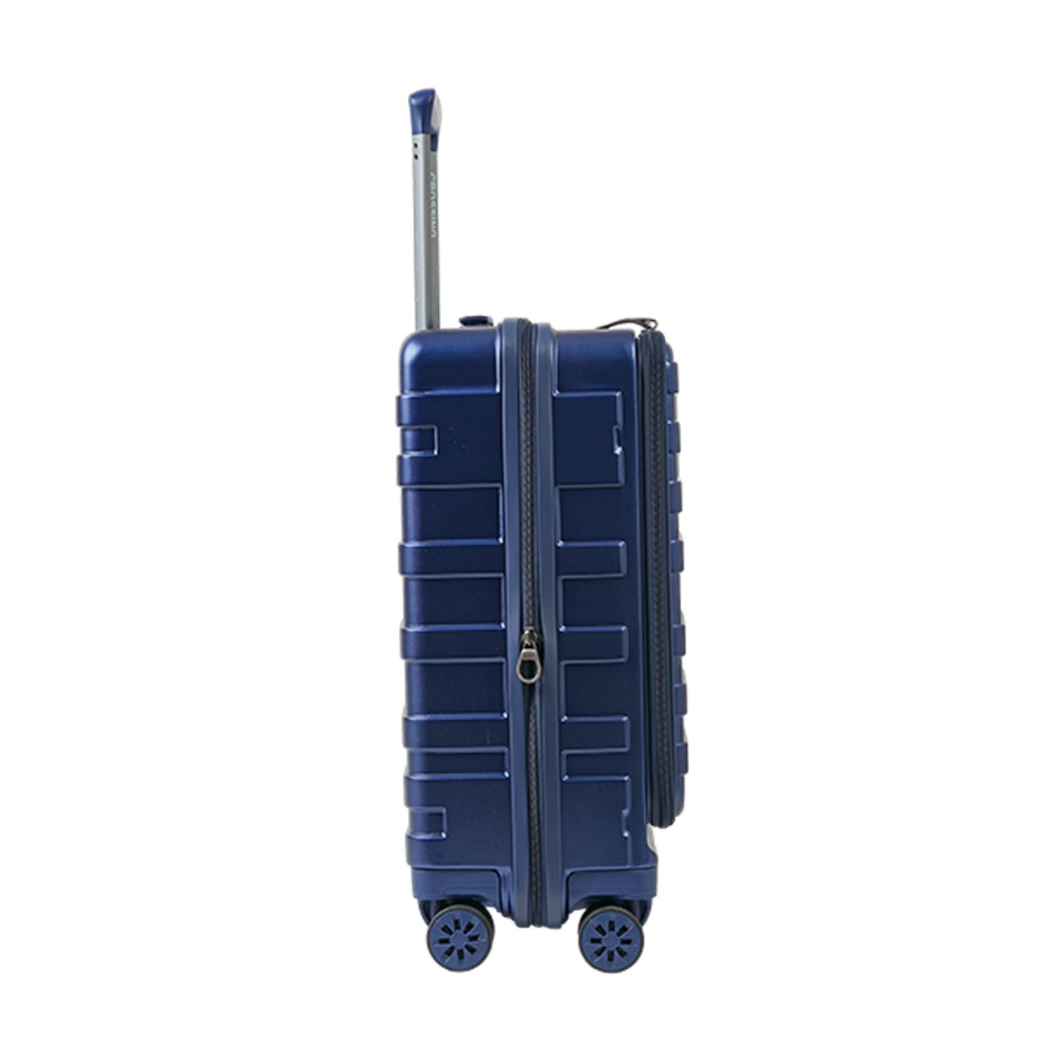 Crossing Groov Pc Trunk 20" Carry On Luggage With Front Access Opening - Stone Blue