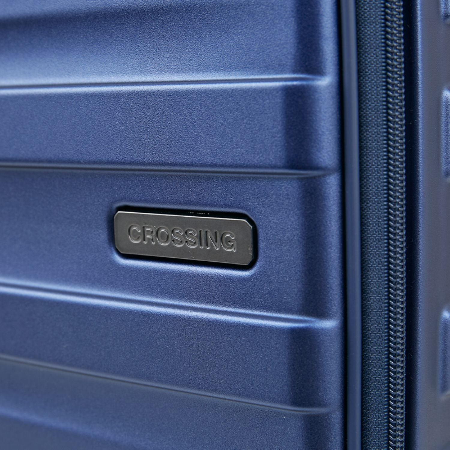 Crossing Groov Pc Trunk 24" Medium Luggage With Front Access Opening - Stone Blue