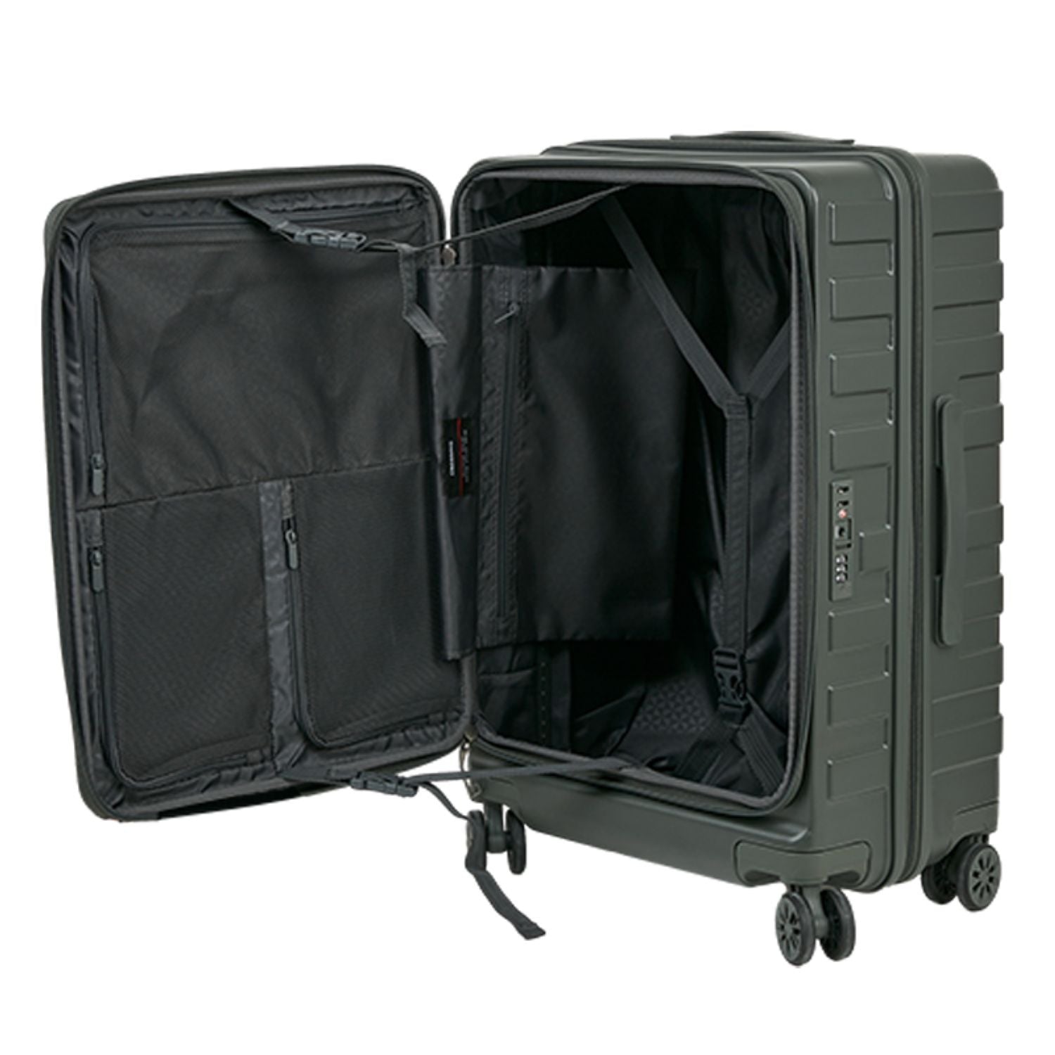 Crossing Groov Pc Trunk 28" Large Luggage With Front Access Opening - Army Green