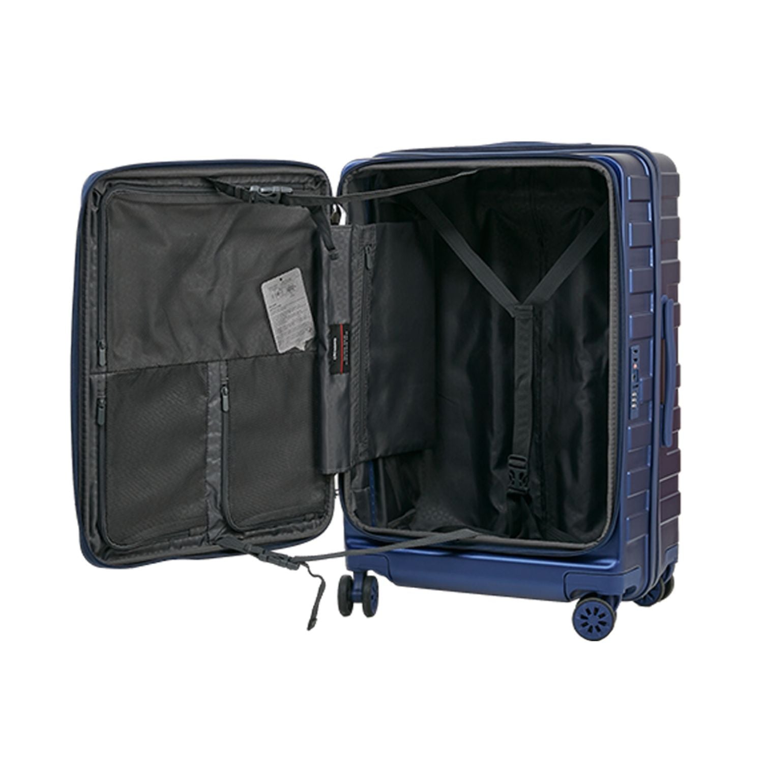 Crossing Groov Pc Trunk 28" Large Luggage With Front Access Opening - Stone Blue