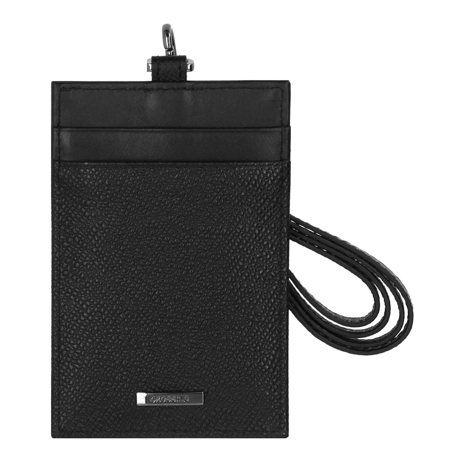 Crossing Infinite Leather Lanyard - Black