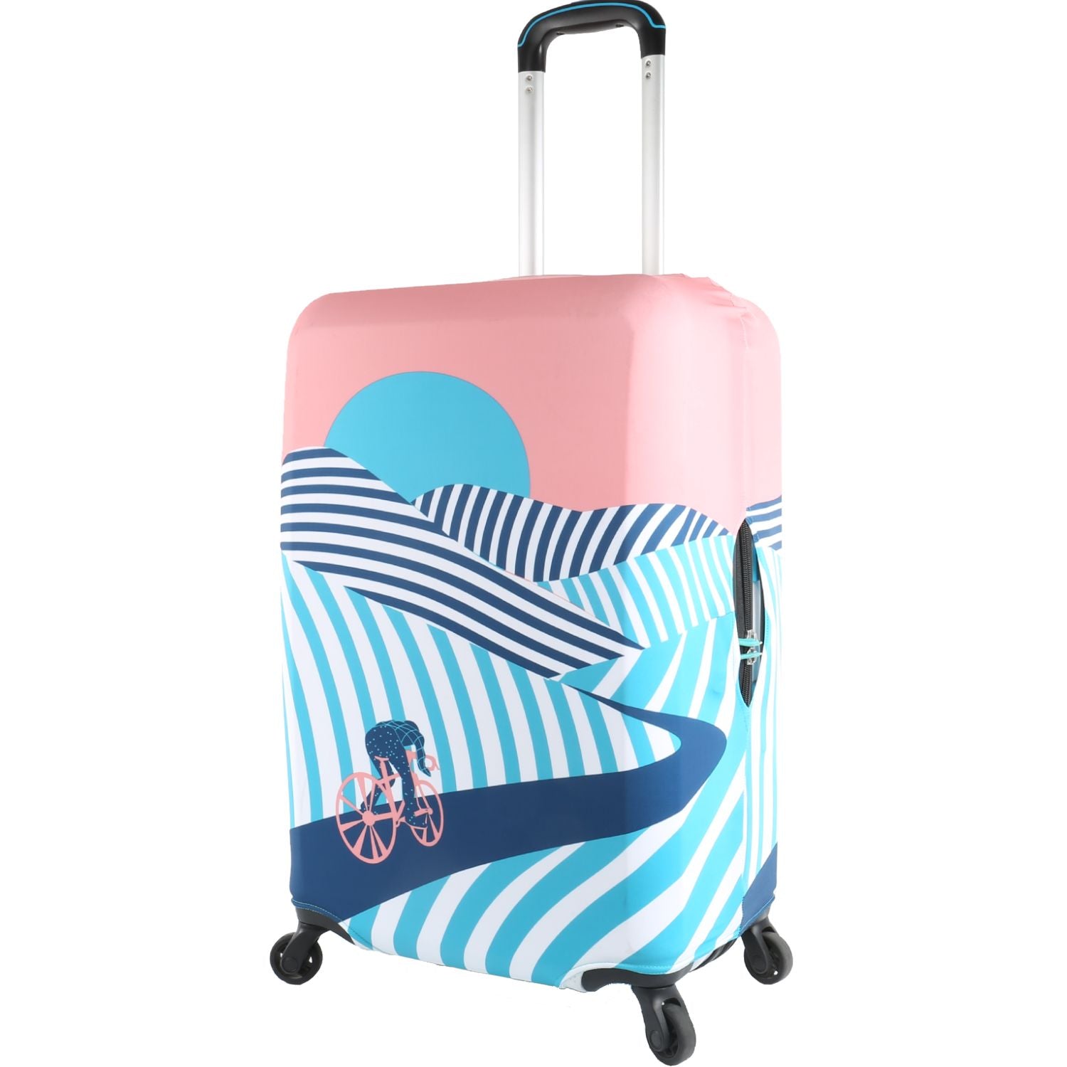Crossing Luggage Cover Medium V3 (23"-25") - Cycling