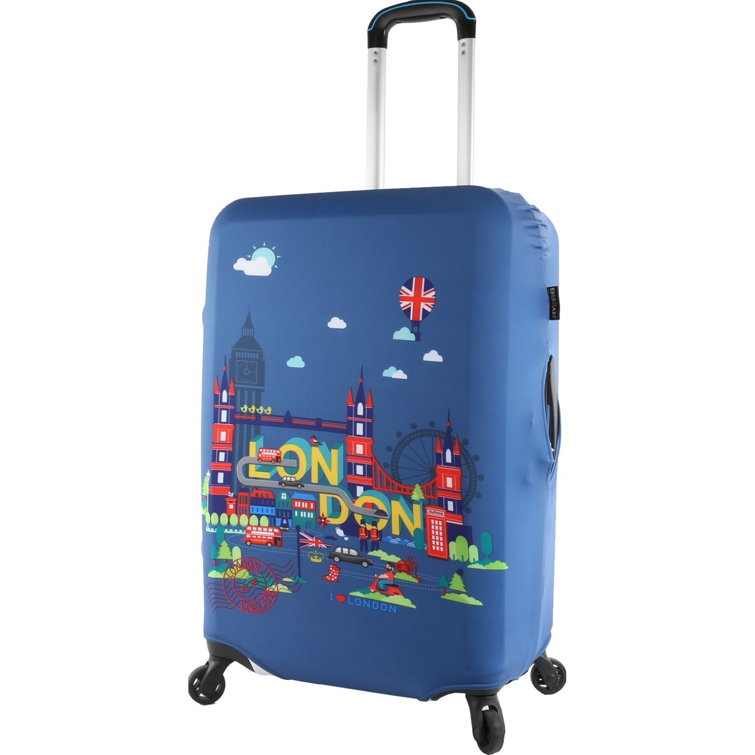 Crossing Luggage Cover Small - London (18"- 21")