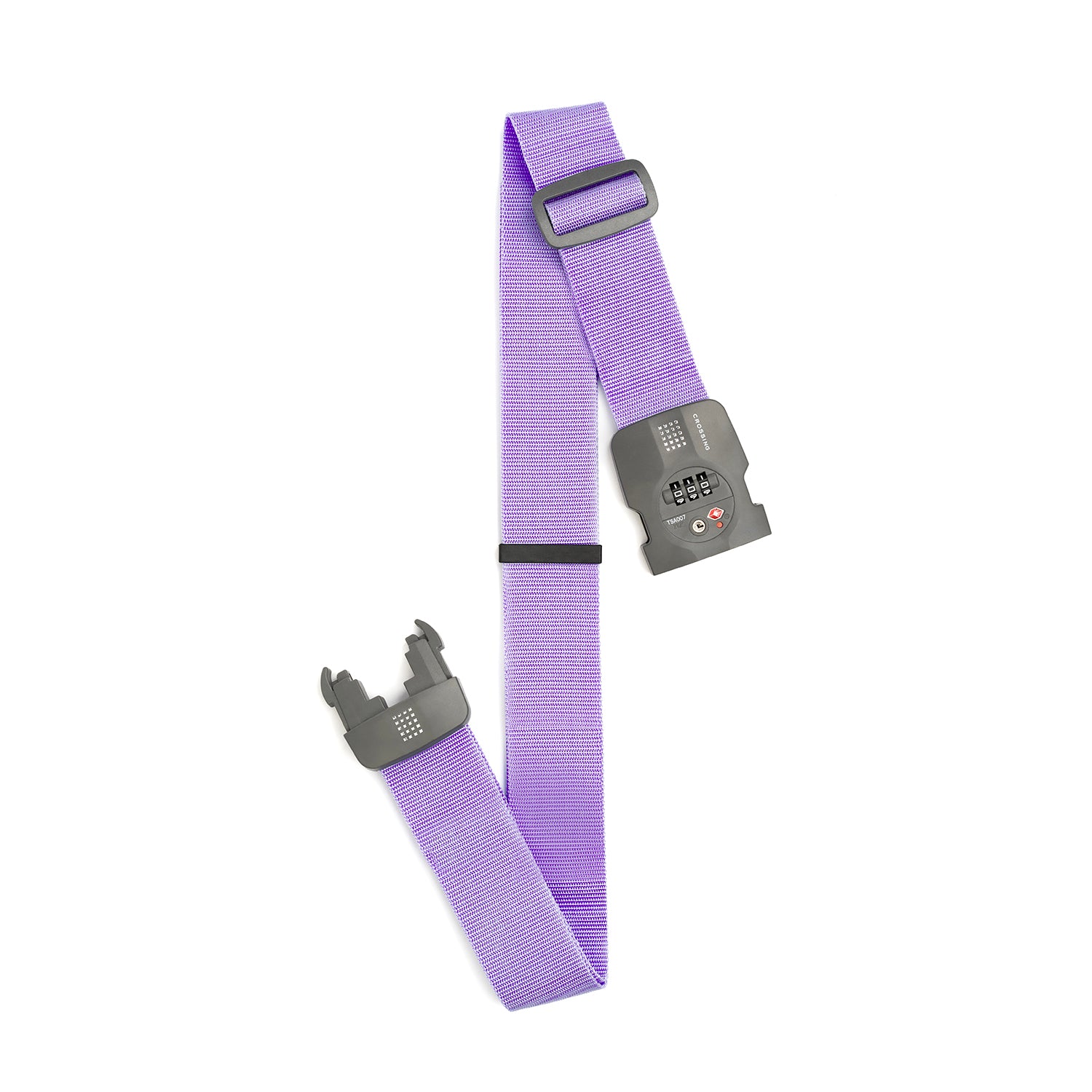 Crossing Luggage Strap With 3 Dial TSA Lock - Lavender
