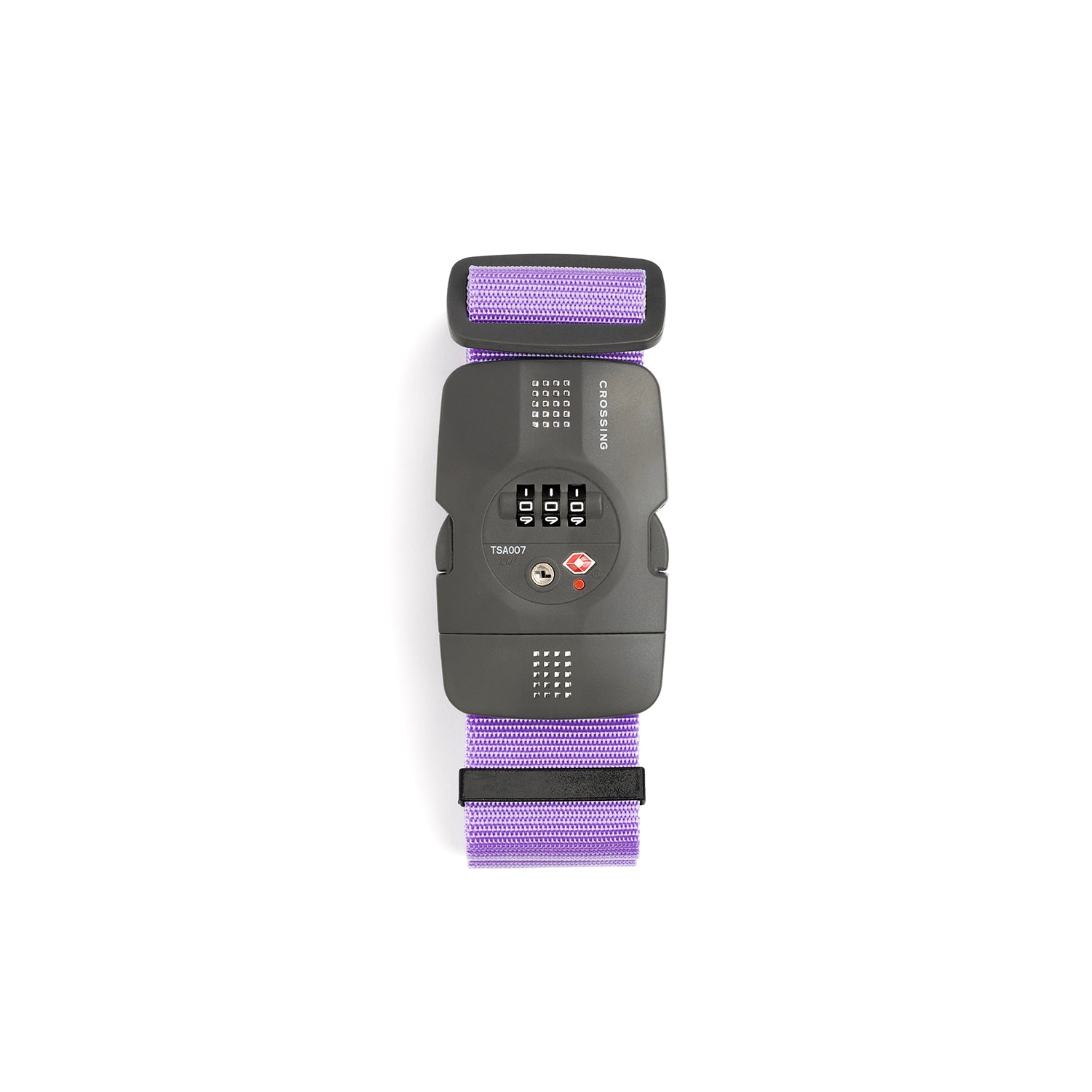 Crossing Luggage Strap With 3 Dial TSA Lock - Lavender