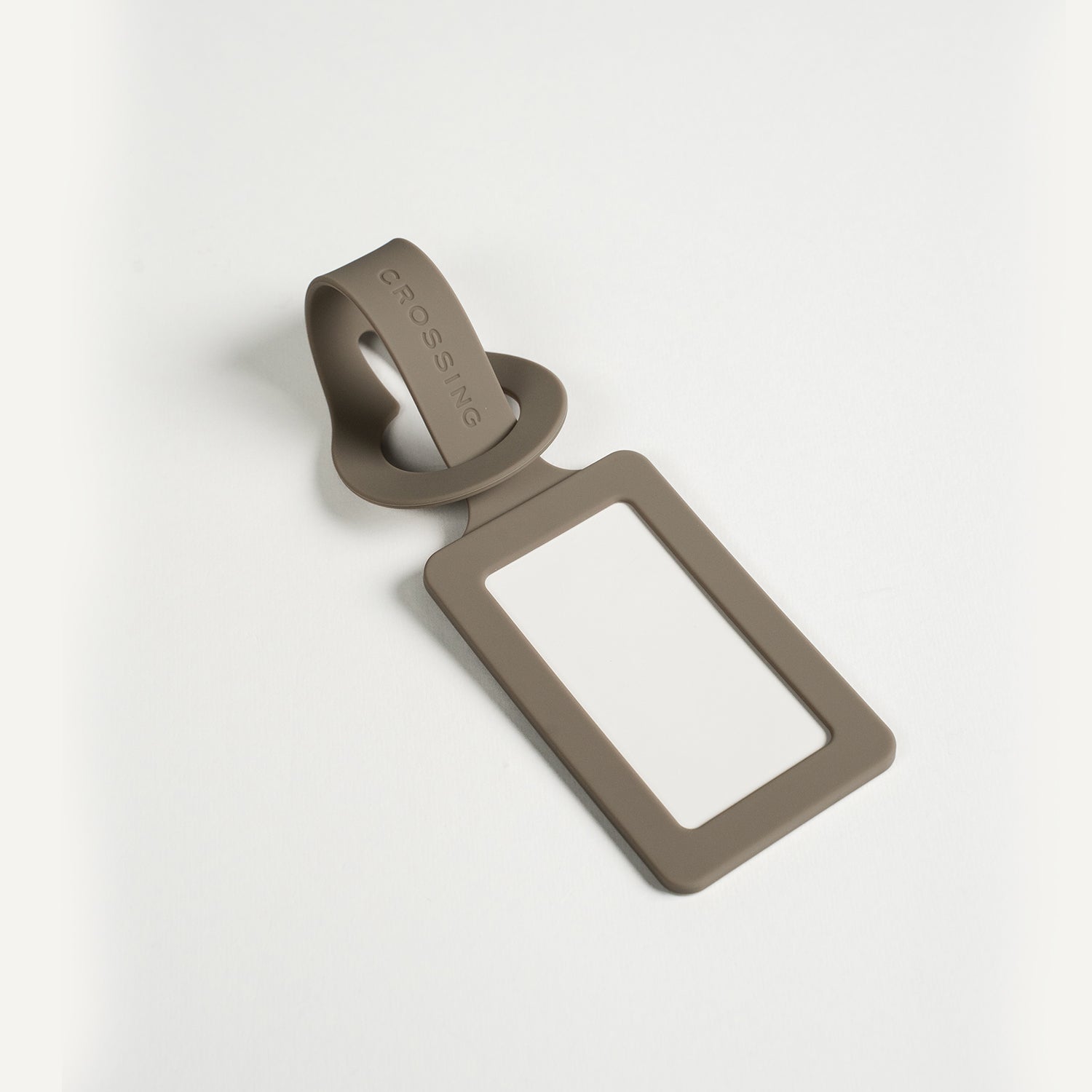 Crossing Luggage Tag - Cement