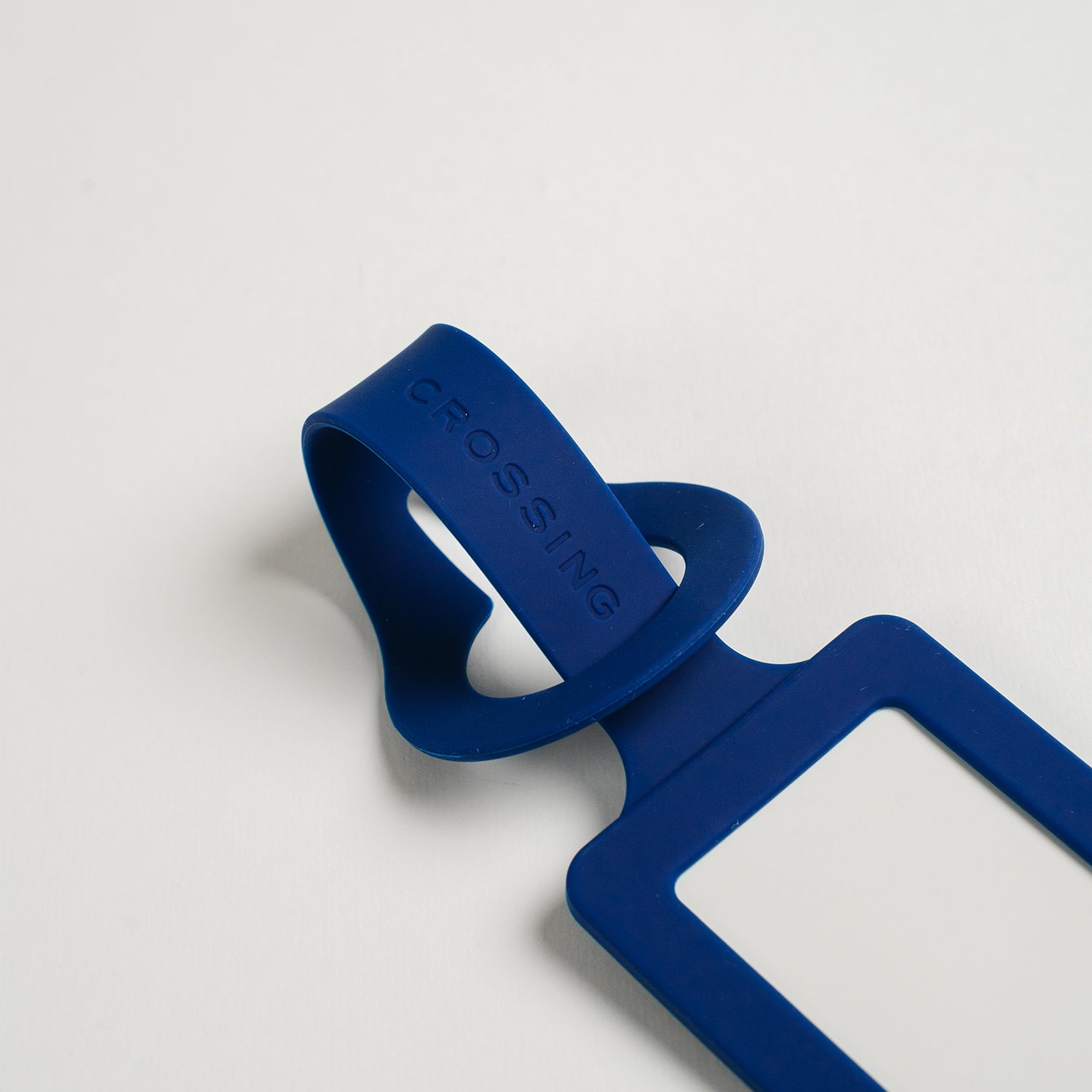 Crossing Luggage Tag - Navy