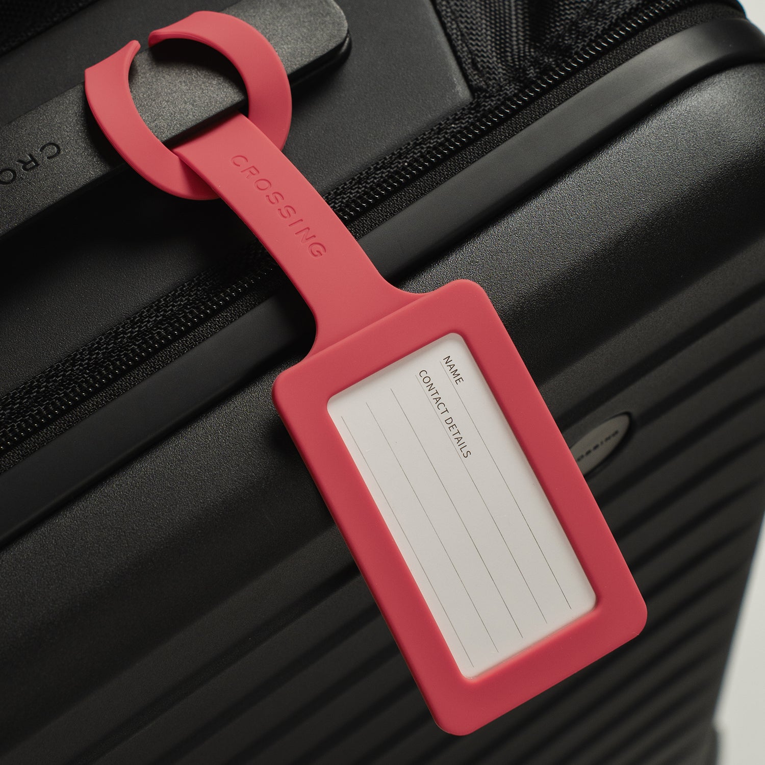 Crossing Luggage Tag - Rouge