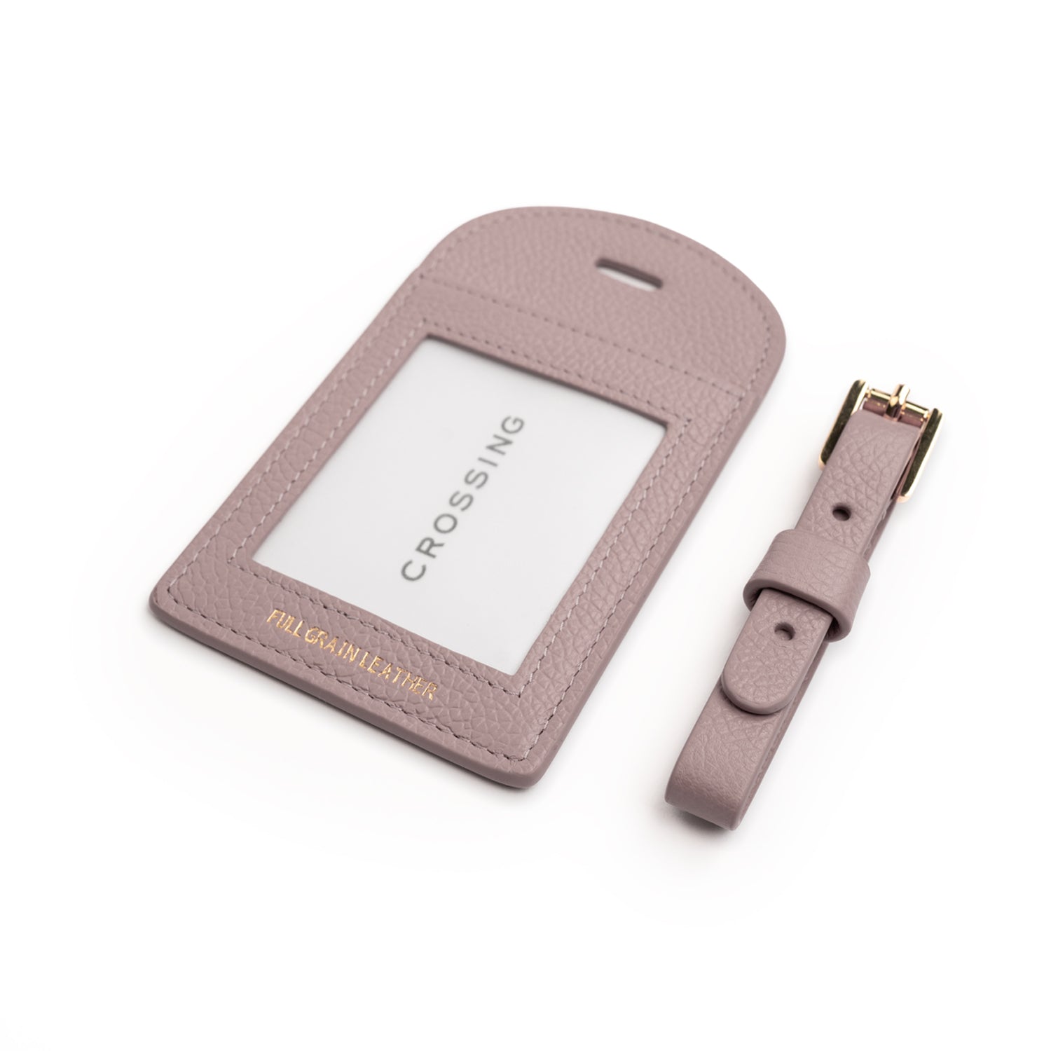 Crossing Milano Leather Luggage Tag - Rosie