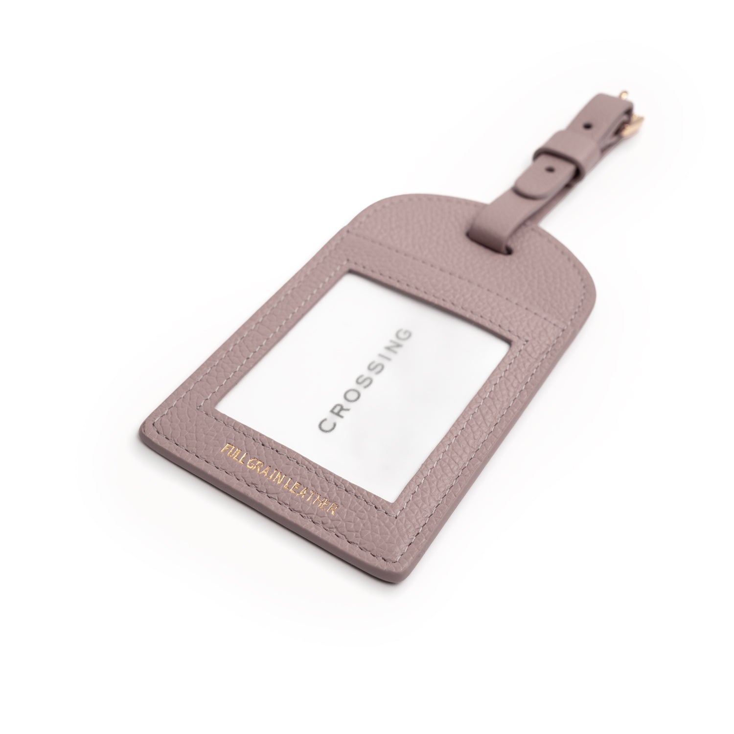 Crossing Milano Leather Luggage Tag - Rosie