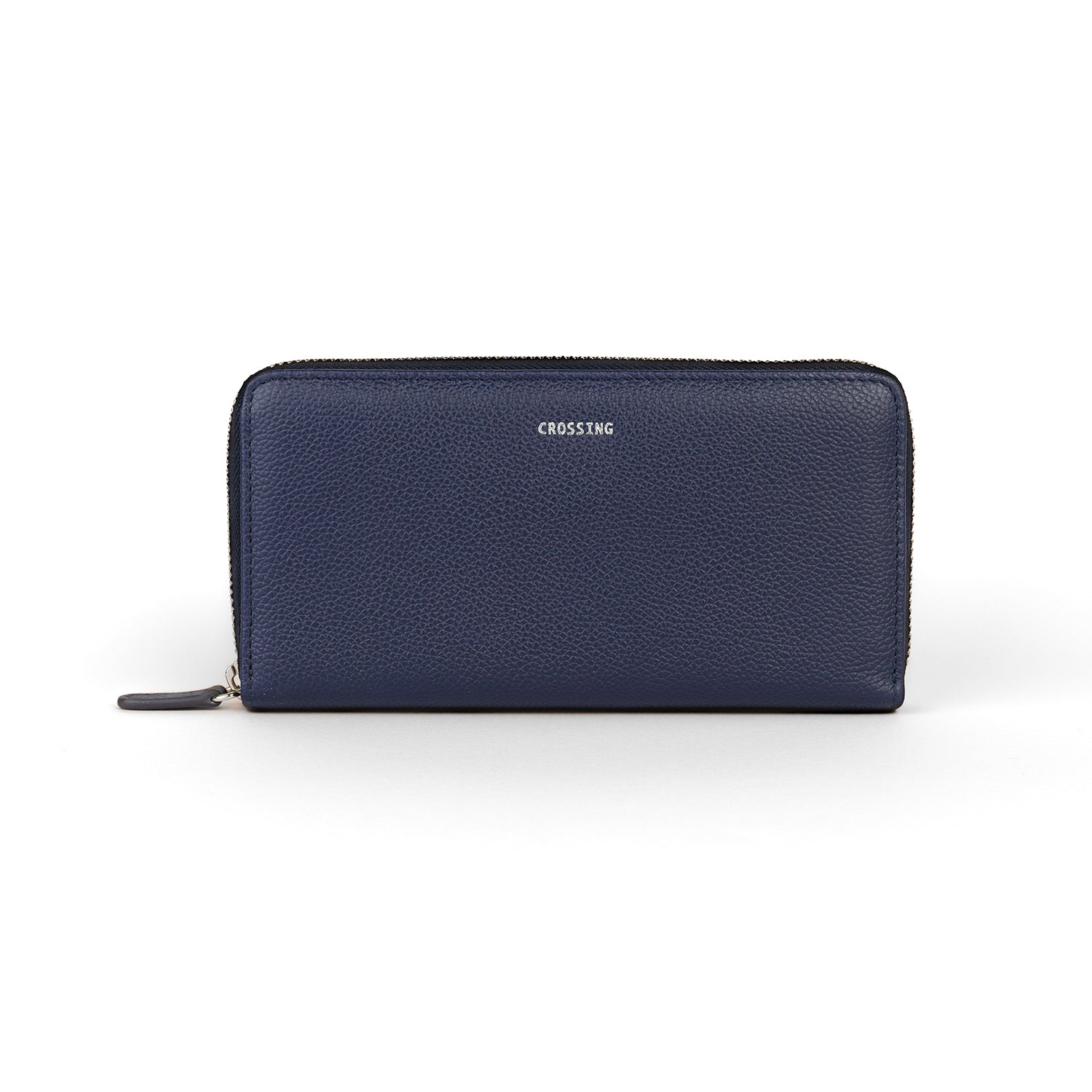 Crossing Milano Long Zip Wallet RFID - Barcoss Navy