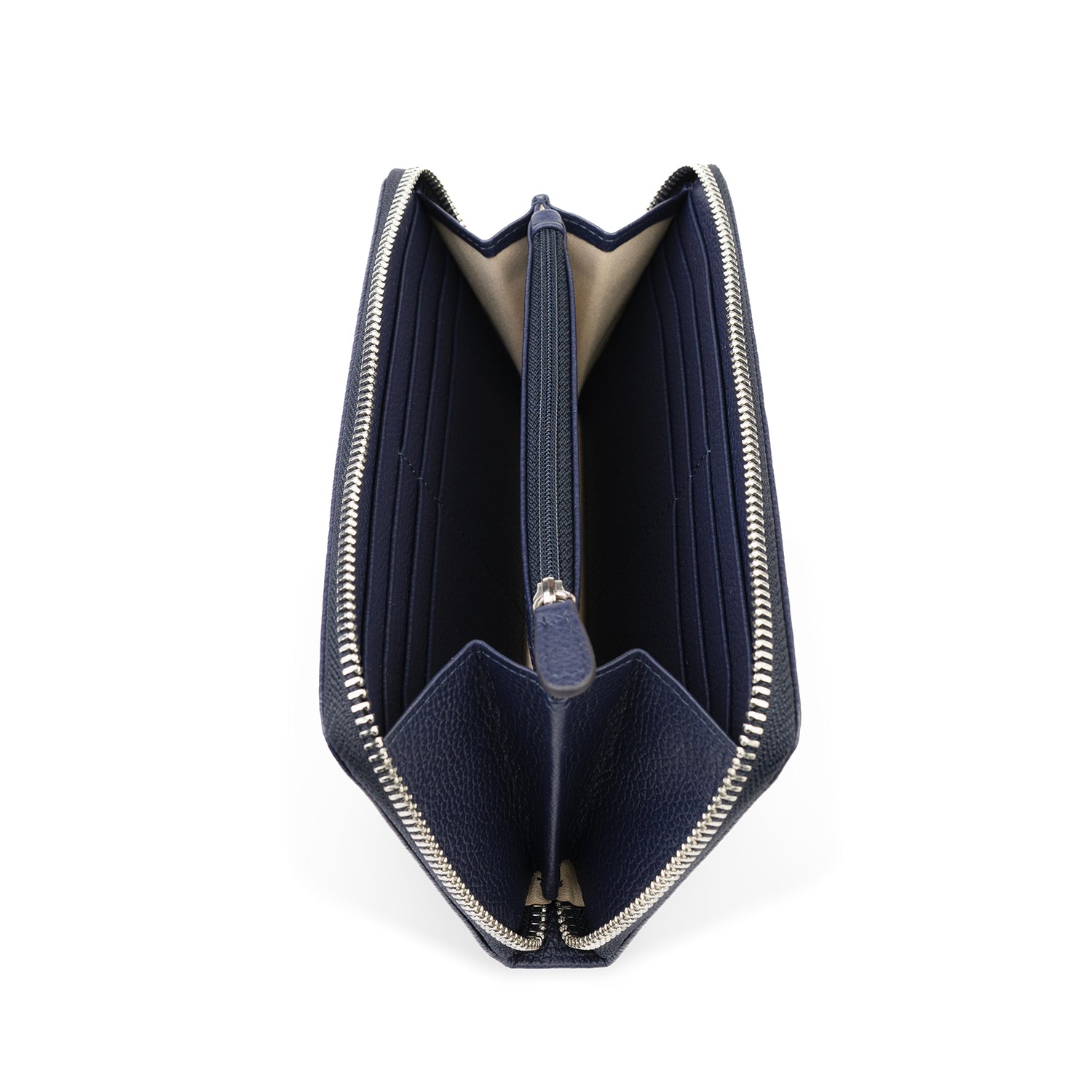 Crossing Milano Long Zip Wallet RFID - Barcoss Navy