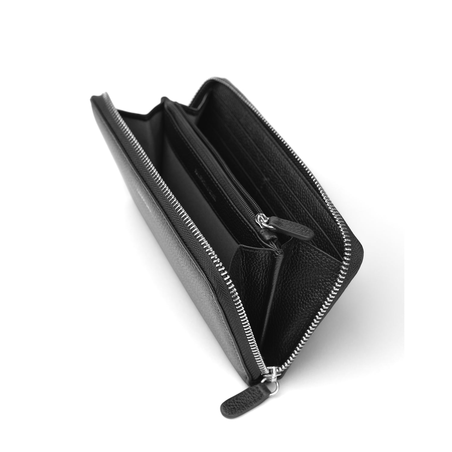 Crossing Milano Long Zip Wallet RFID - Black