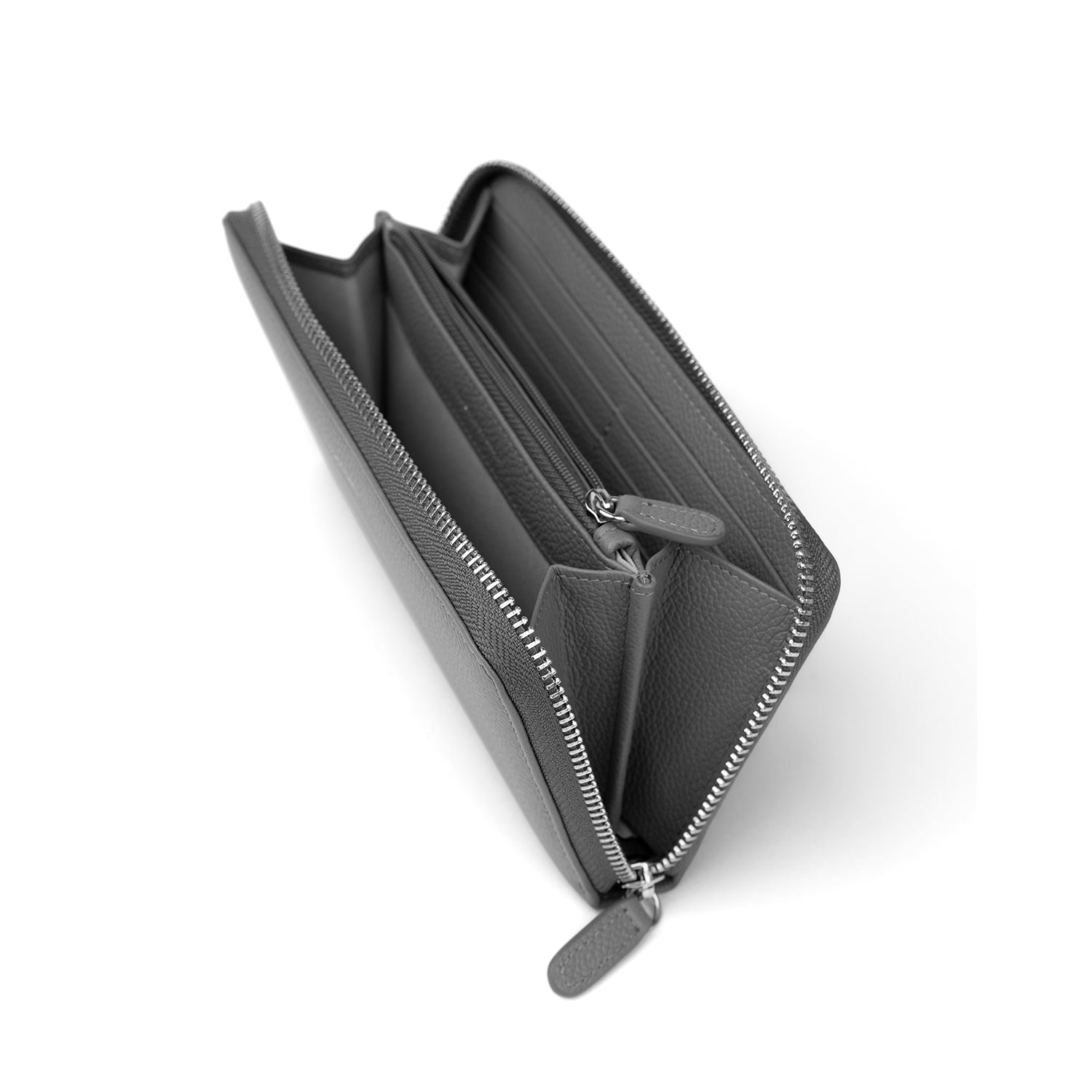 Crossing Milano Long Zip Wallet RFID - Grey