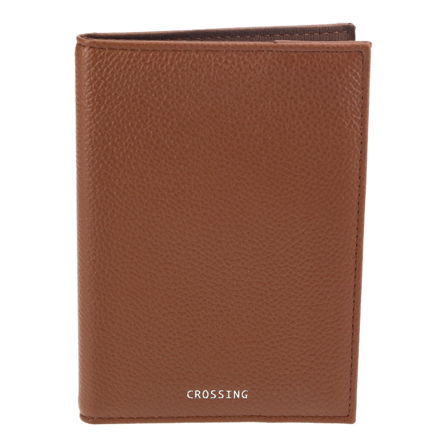 Crossing Milano Passport Holder Rfid - Barcoss Brown