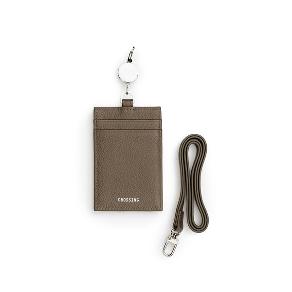 Crossing Milano Retractable Lanyard - Dark Khaki