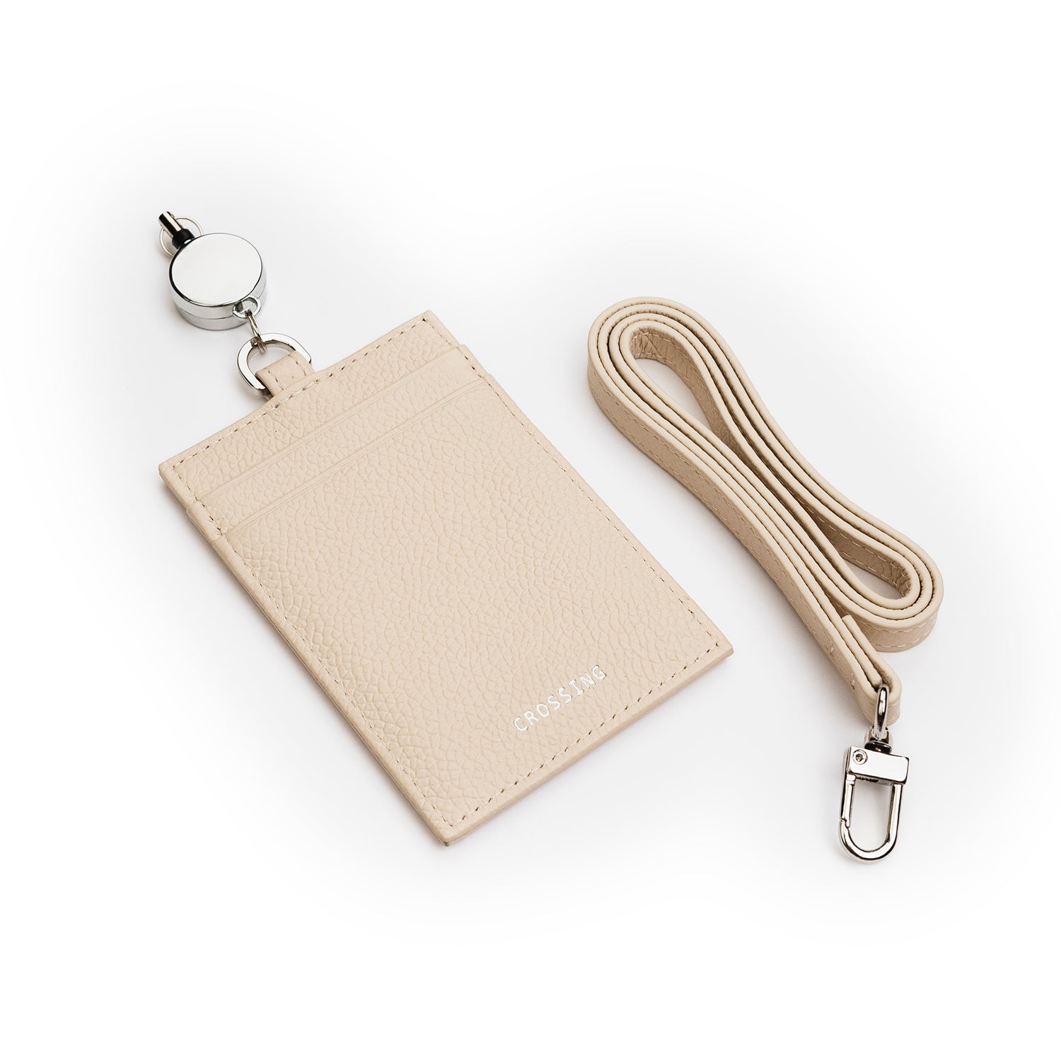 Crossing Milano Retractable Lanyard - New Sand