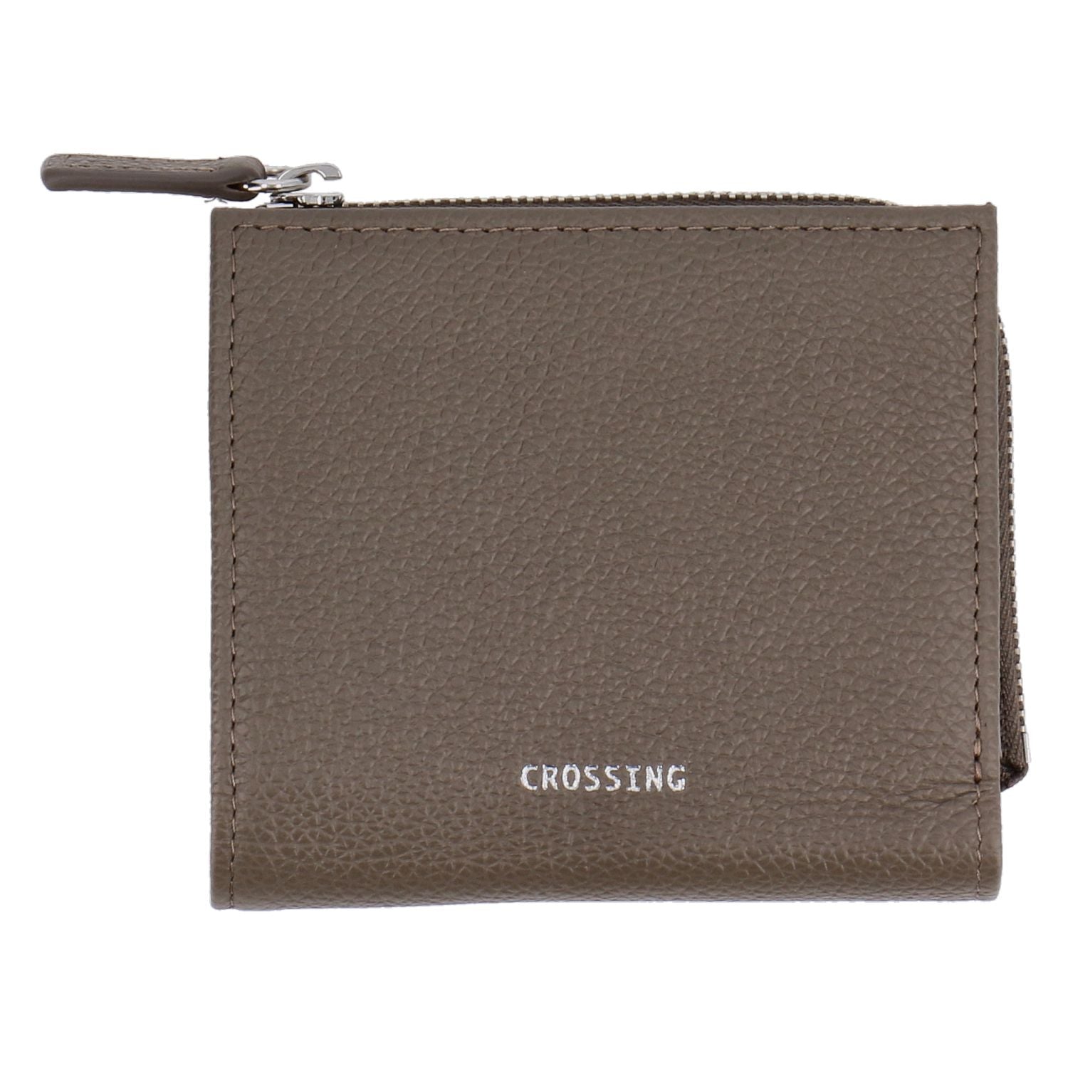 Crossing Milano Small Zip Wallet Rfid - Dark Khaki
