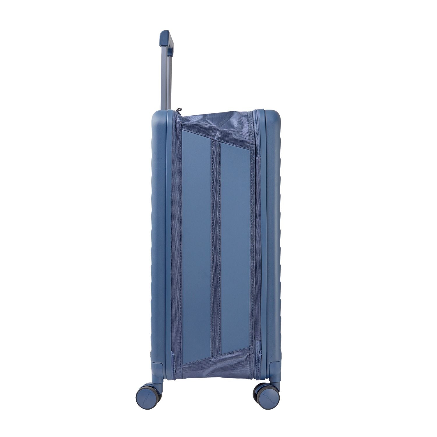 Crossing Ori Collapsible Polycarbonate 26" Medium Luggage - Pewter Blue
