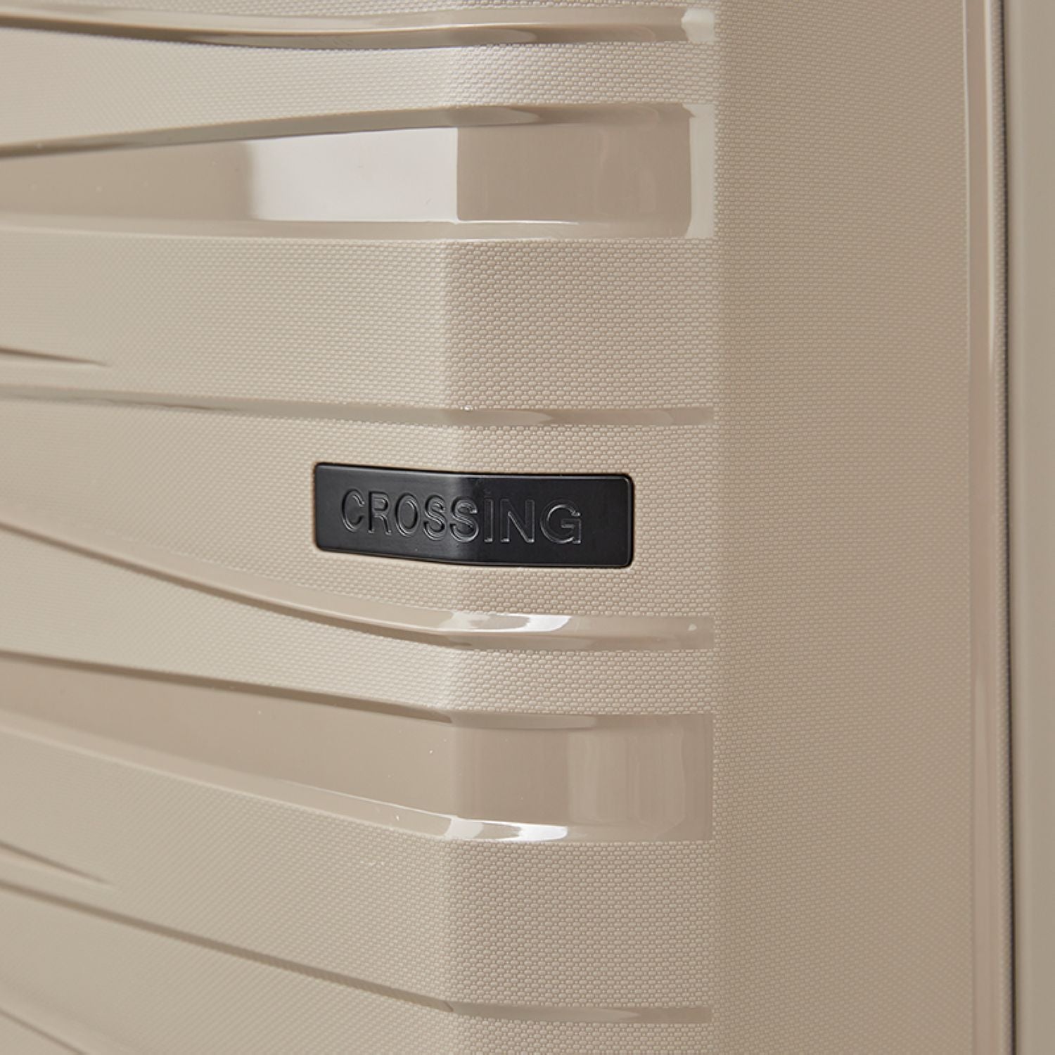 Crossing Supra Polypropylene Expandable 20" Carry On Luggage Spinner - Taupe