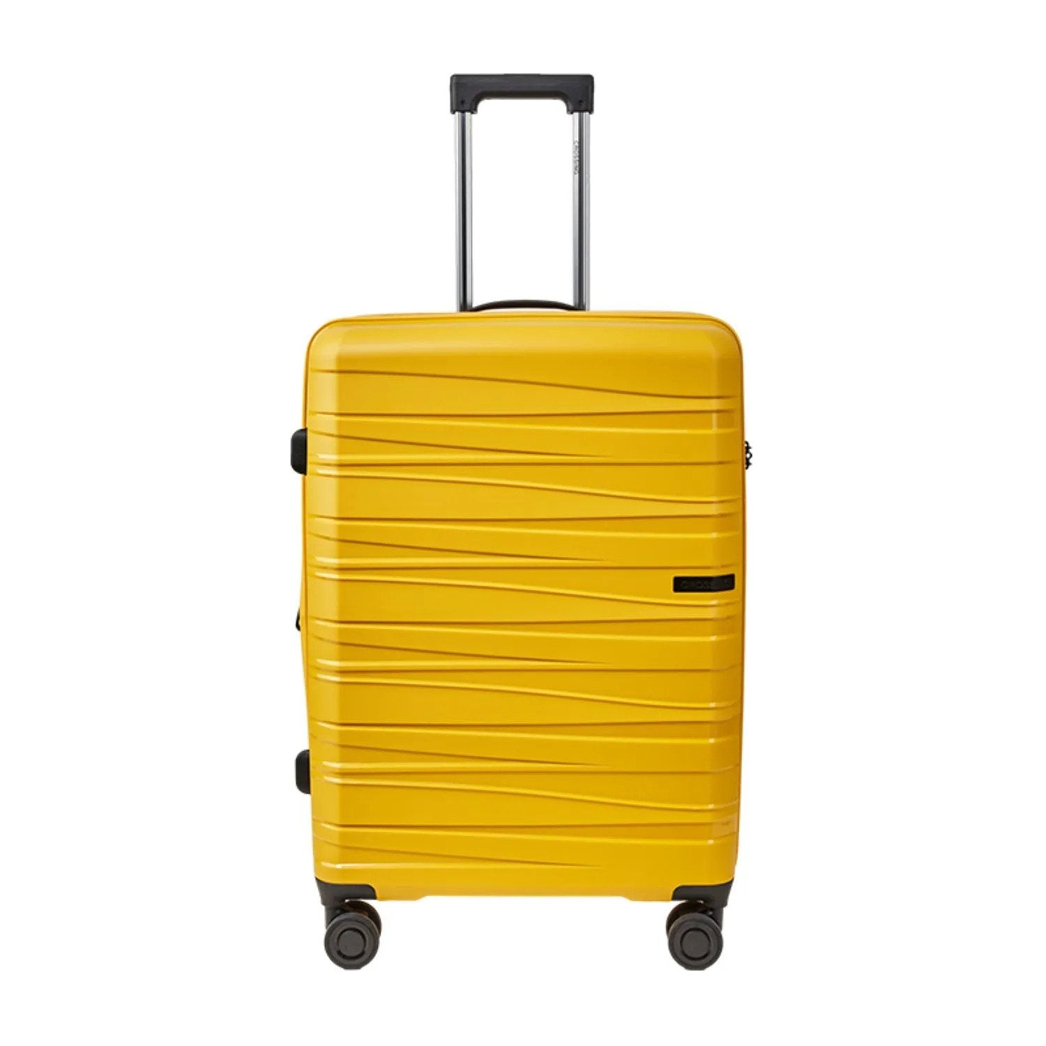 Crossing Supra Polypropylene Expandable 24" Medium Luggage Spinner - Yellow