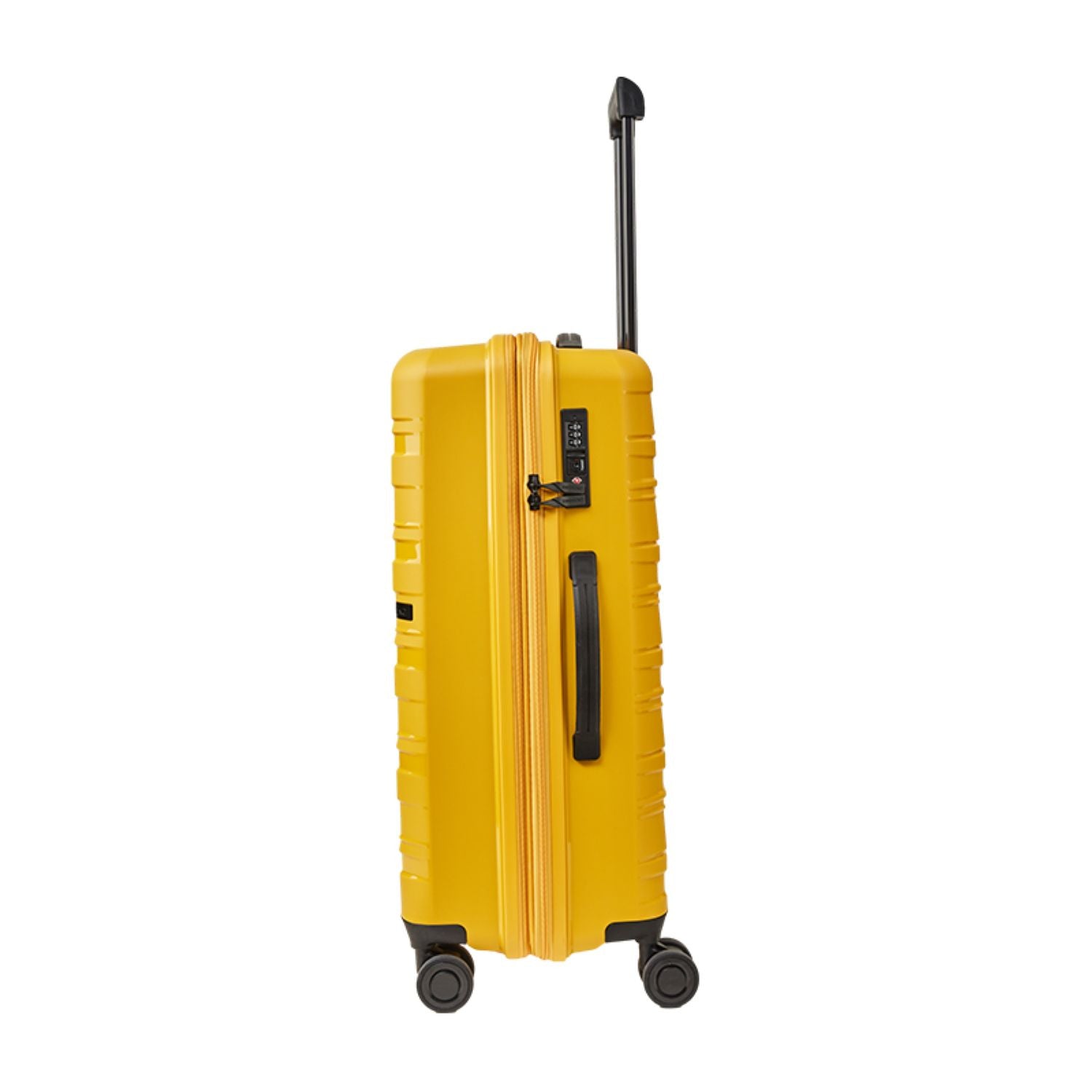 Crossing Supra Polypropylene Expandable 24" Medium Luggage Spinner - Yellow