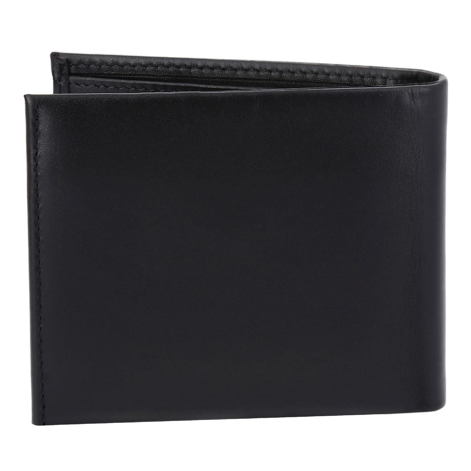 Crossing Sydney Bi-Fold Leather Wallet With Coin Pocket Rfid- Black