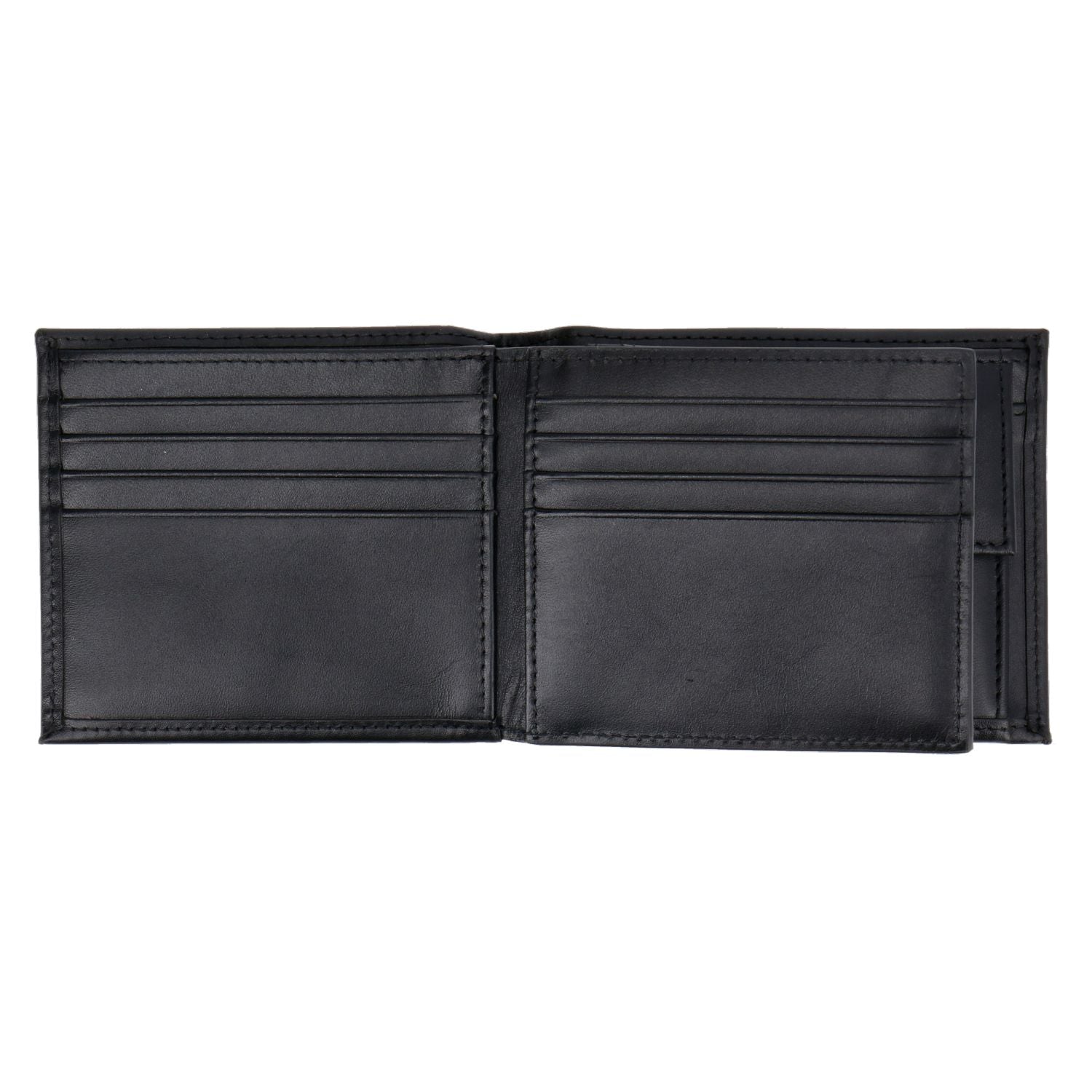 Crossing Sydney Bi-Fold Leather Wallet With Flap And Coin Pouch Rfid - Black