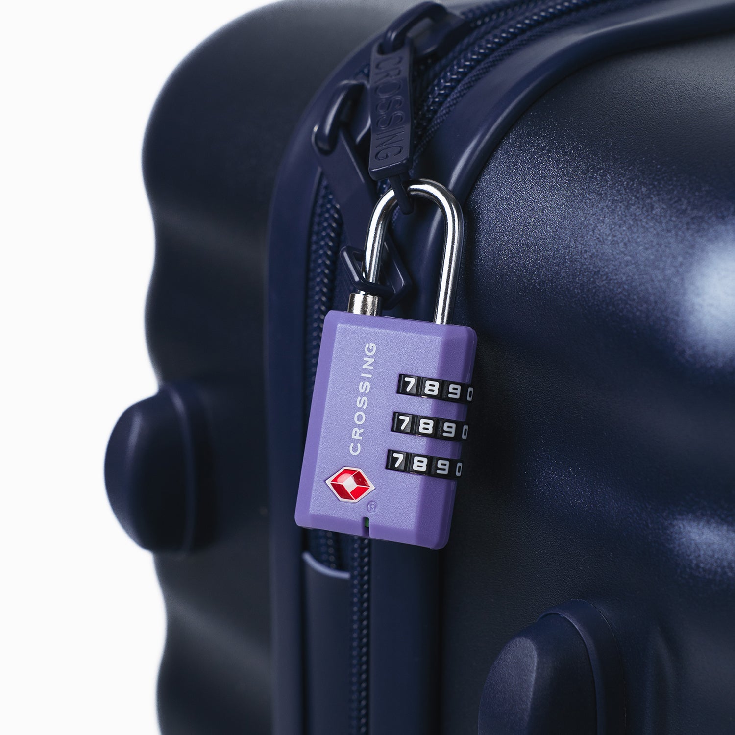Crossing Ultra-Light TSA 3-Dial Travel Lock - Peri Blue